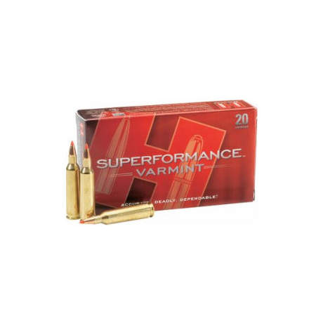 Hornady Superformance .222 Remington 50 Grain Varmint Centerfire Rifle Ammo