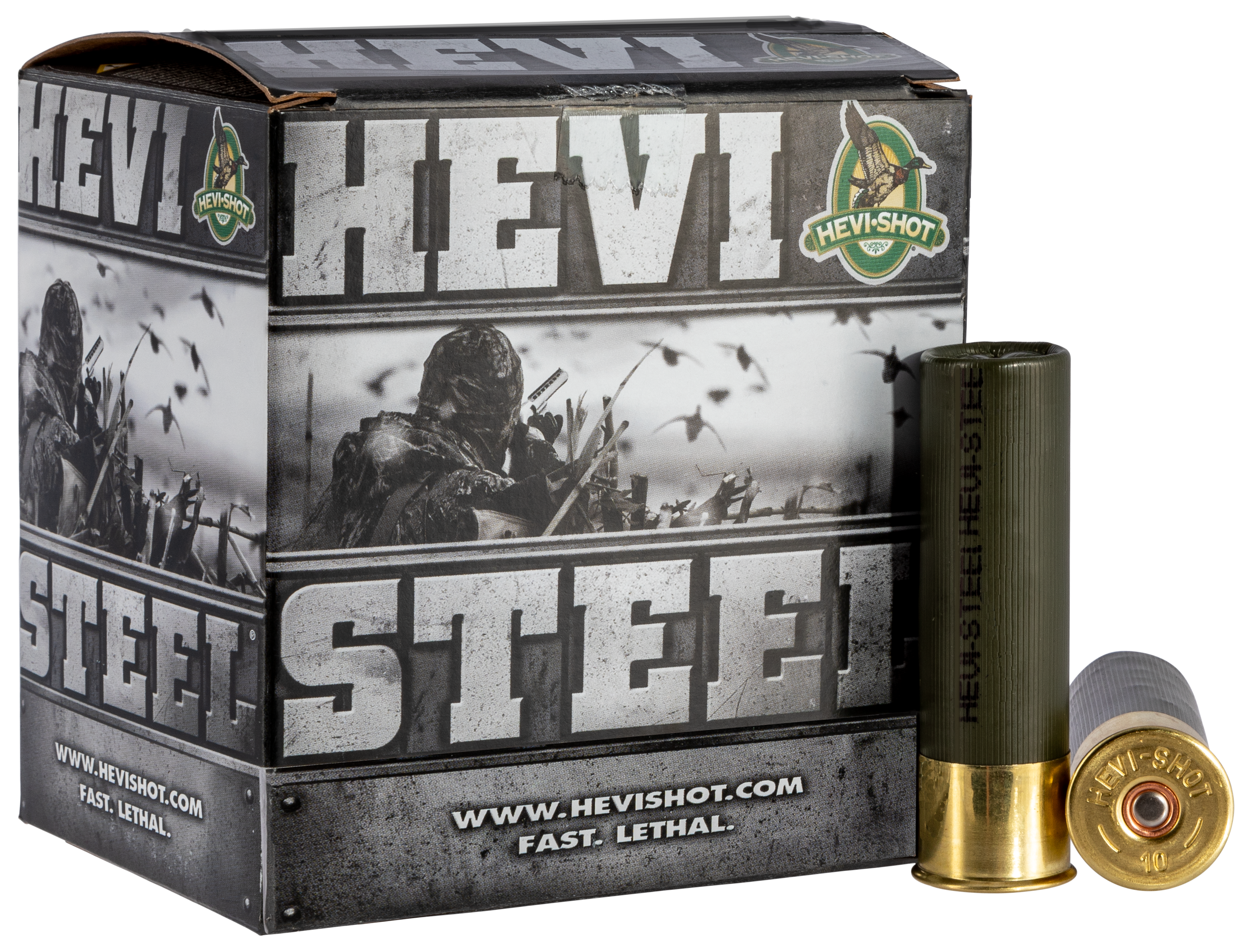 HEVI-Shot HEVI-Steel 12-Ga. 3-1/2" 1-3/8 oz. Waterfowl Shotshells - 4 Shot - 25 Rounds - Hevi-Shot