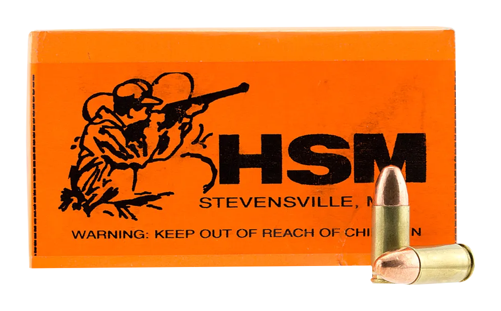 HSM Training Handgun Ammo - 9mm Luger - 115 Grain - 50 Rounds