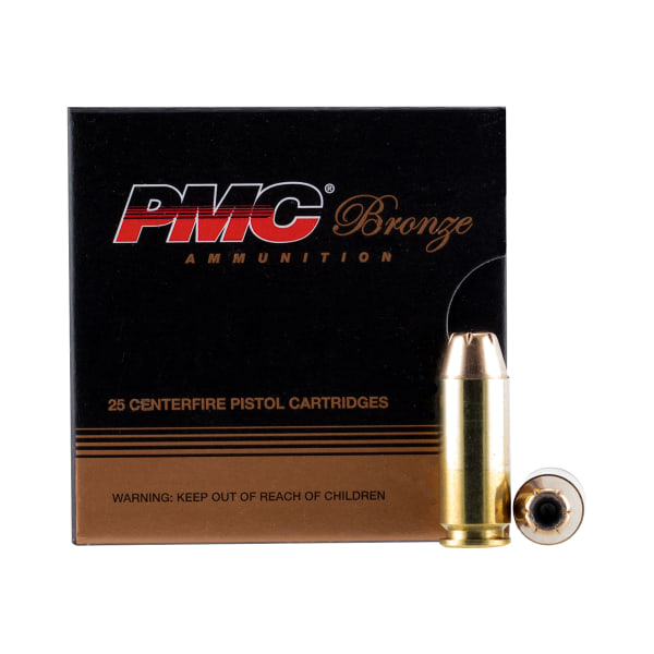 PMC Bronze Handgun Ammo - Jacketed Hollow Point - 10mm - 25 Rounds