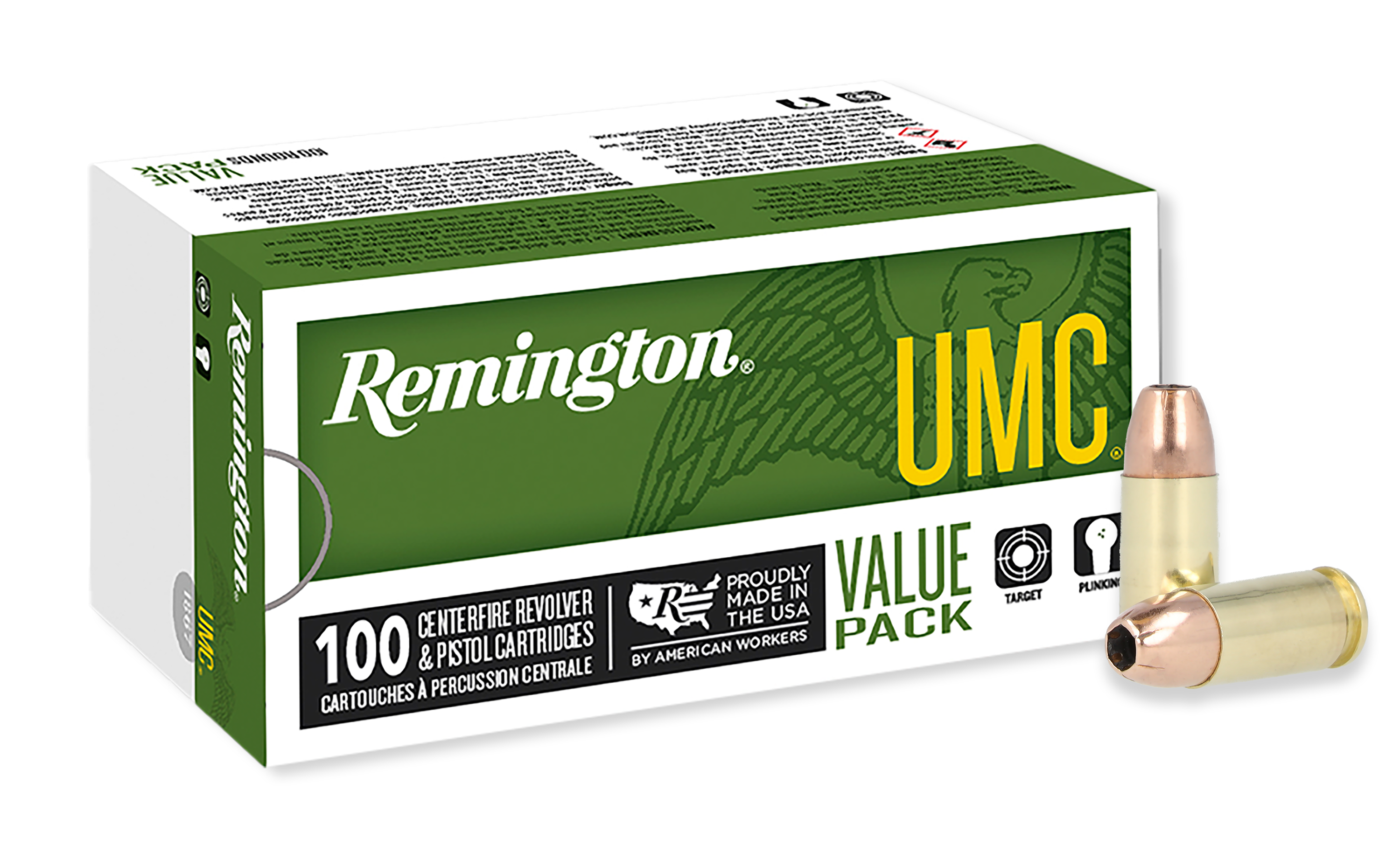Remington UMC 9mm Luger 115 Grain JHP Handgun Ammo