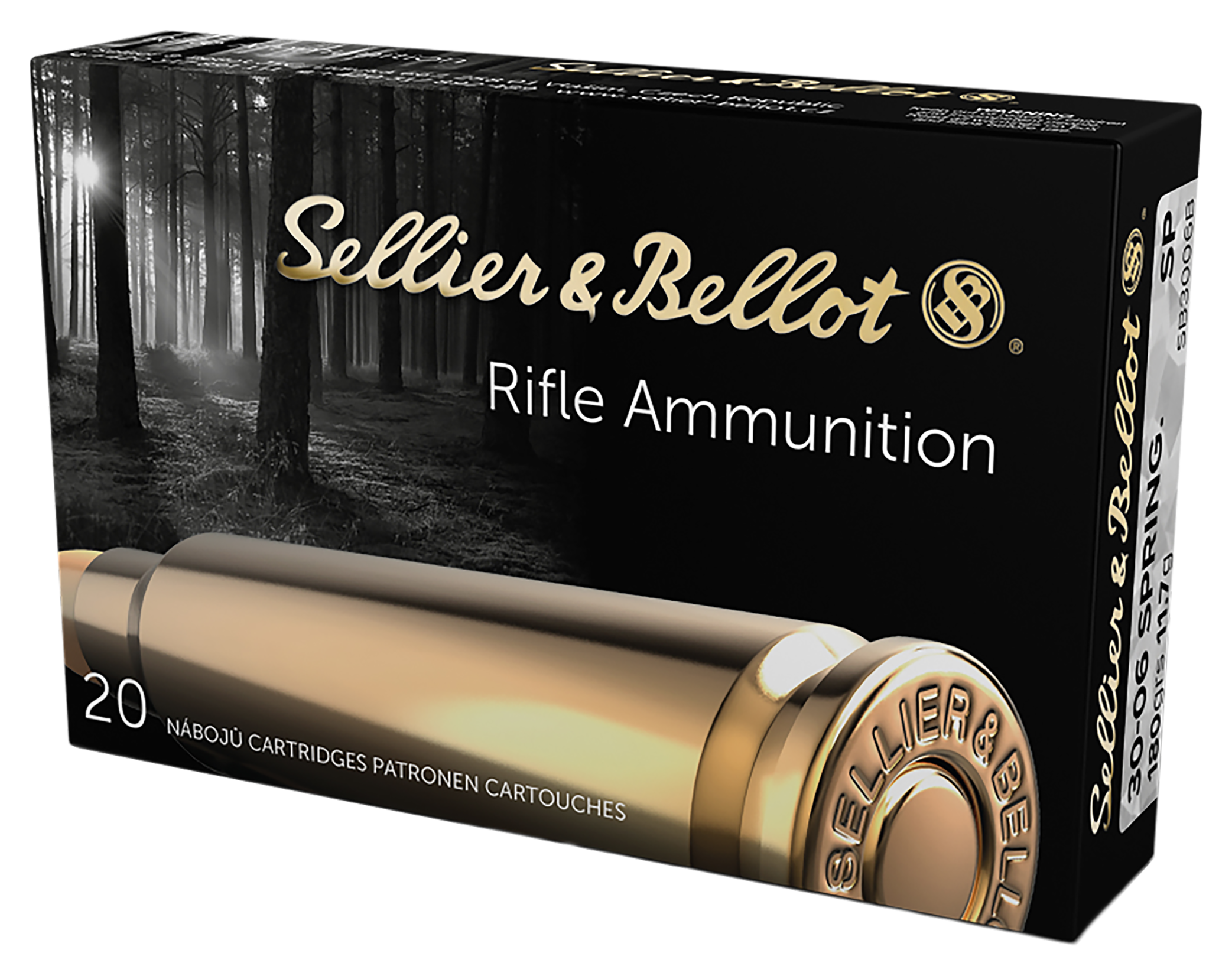 Sellier & Bellot .30-06 Springfield 180 Grain Soft Point Centerfire Rifle Ammo - Bass Pro Shops