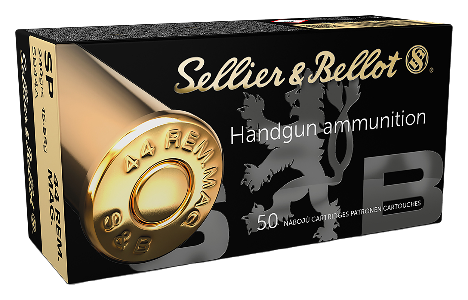 Image of Sellier & Bellot .44 Remington Magnum 240 Grain Soft Point Handgun Ammo