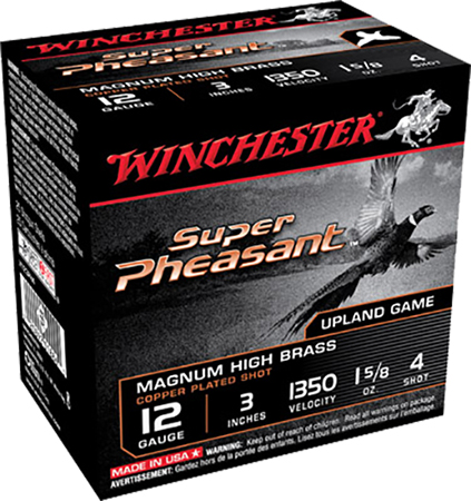 Image of "Winchester Super Pheasant 12-Ga. 3"" 1-5/8 oz. Shotshells - #4 - 25 Rounds"