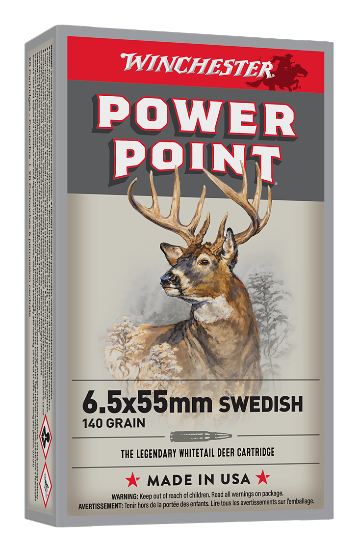 Image of Winchester Super-X 6.5x55mm Swedish 140 Grain Soft Point Rifle Ammo
