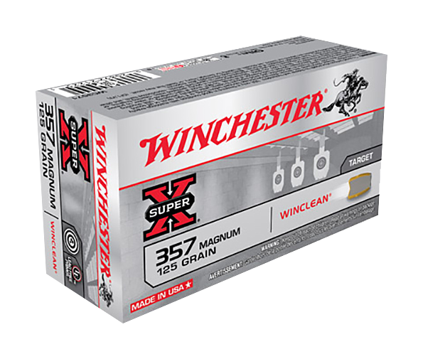 Image of Winchester Super-X Target JSP .357 Magnum 125 Grain Handgun Ammo