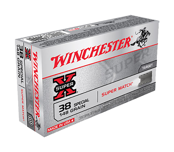 Image of Winchester Super-X Target Lead Wadcutter .38 Special 148 Grain Handgun Ammo