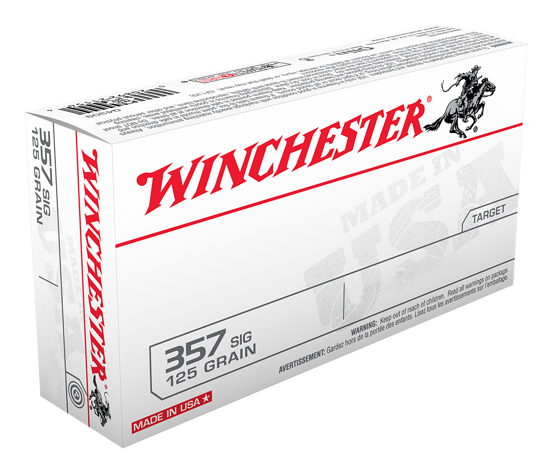 Image of Winchester .357 Sig 125 Grain JHP Centerfire Handgun Ammo