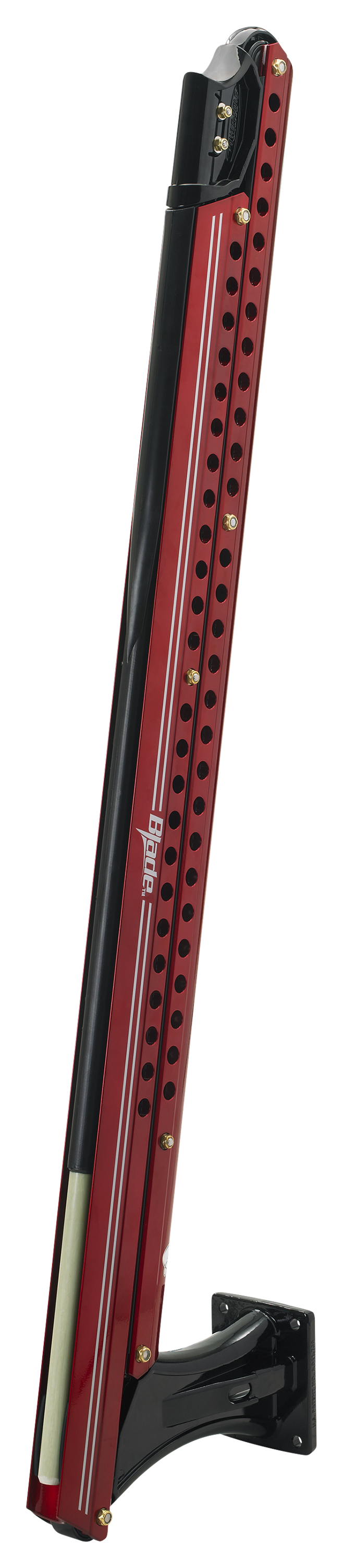 Image of Power-Pole Blade 2.0 Shallow Water Anchor - Red Marine Grade Powder Coat - 8'