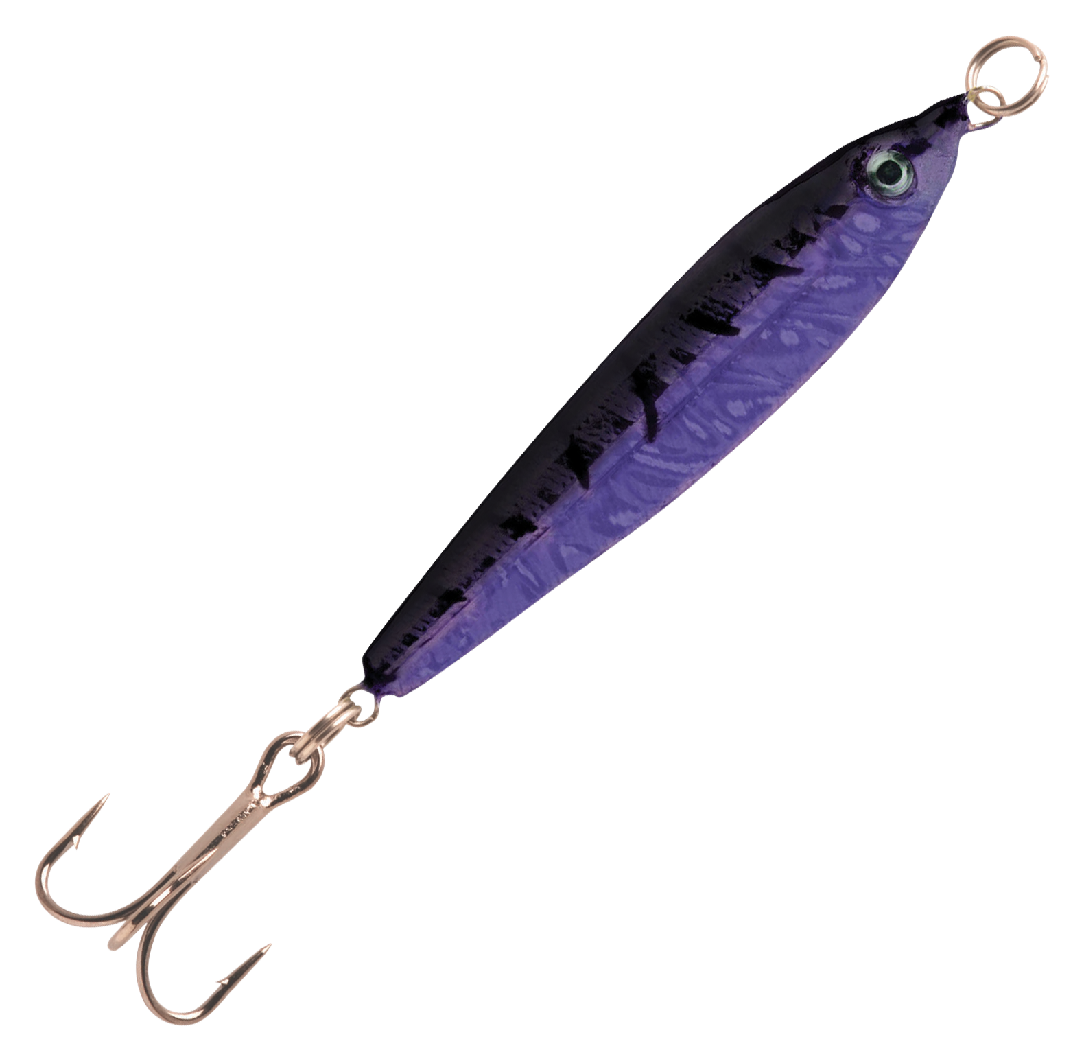 Image of P-Line Laser Minnow Jig - Purple Black - 1 oz.