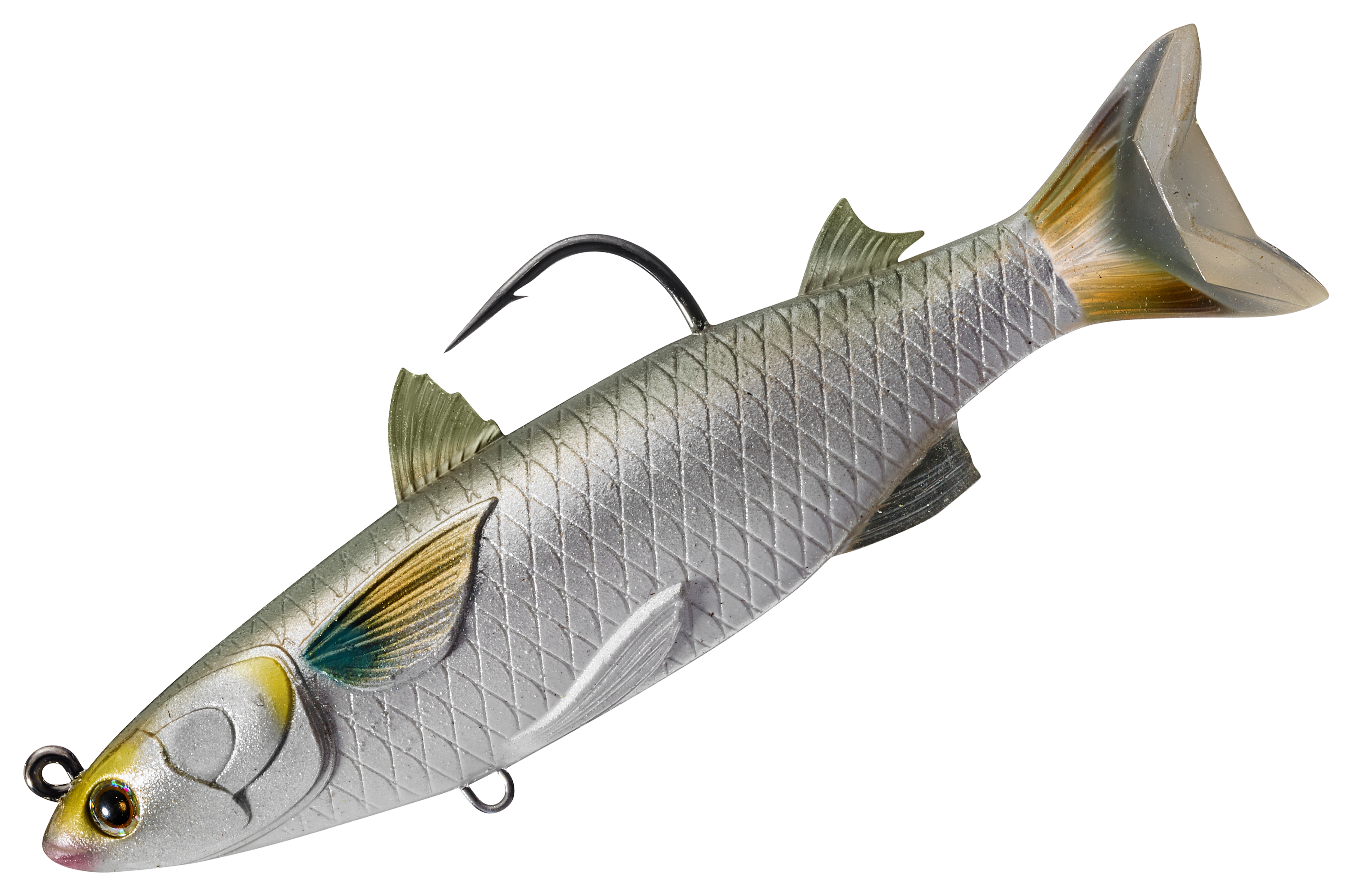 LIVETARGET Mullet Swimbait - Silver - 5-1/2