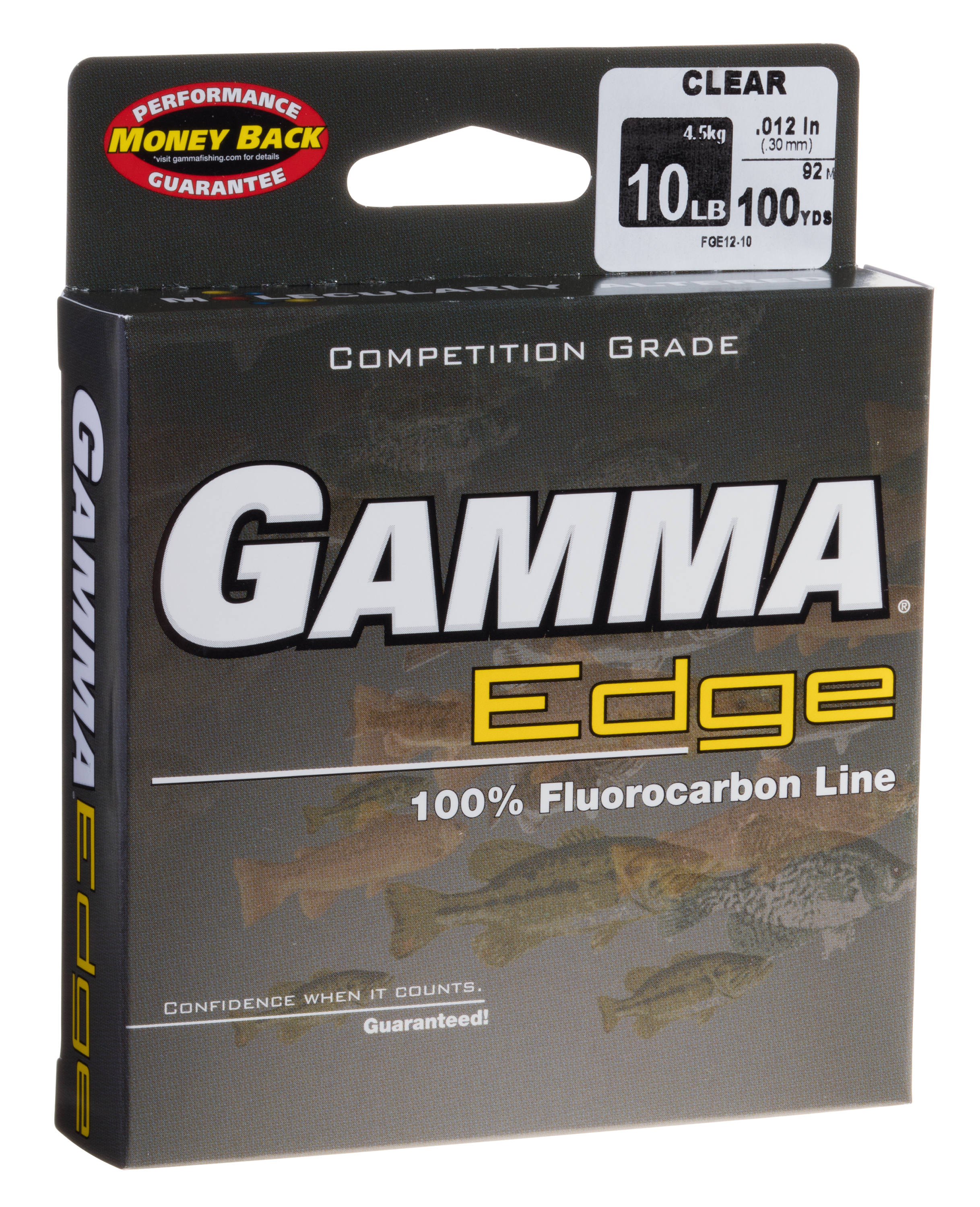 Gamma Edge 100 % Fluorocarbon (Clear) 12 lb - www. Bass