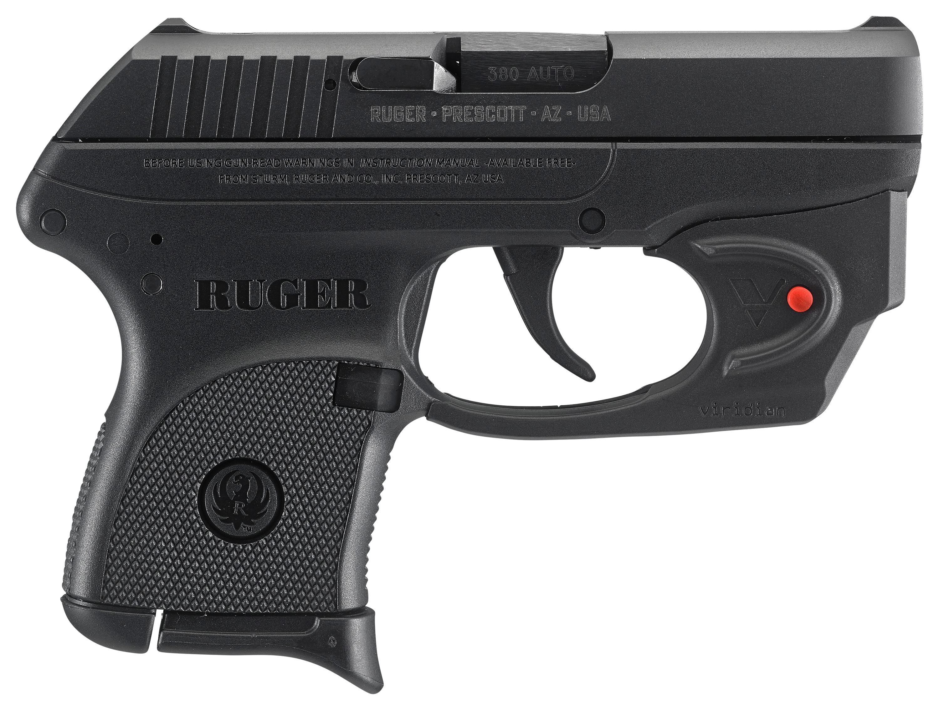 Ruger LCP Viridian E-Series Semi-Auto Pistol with Laser Sight