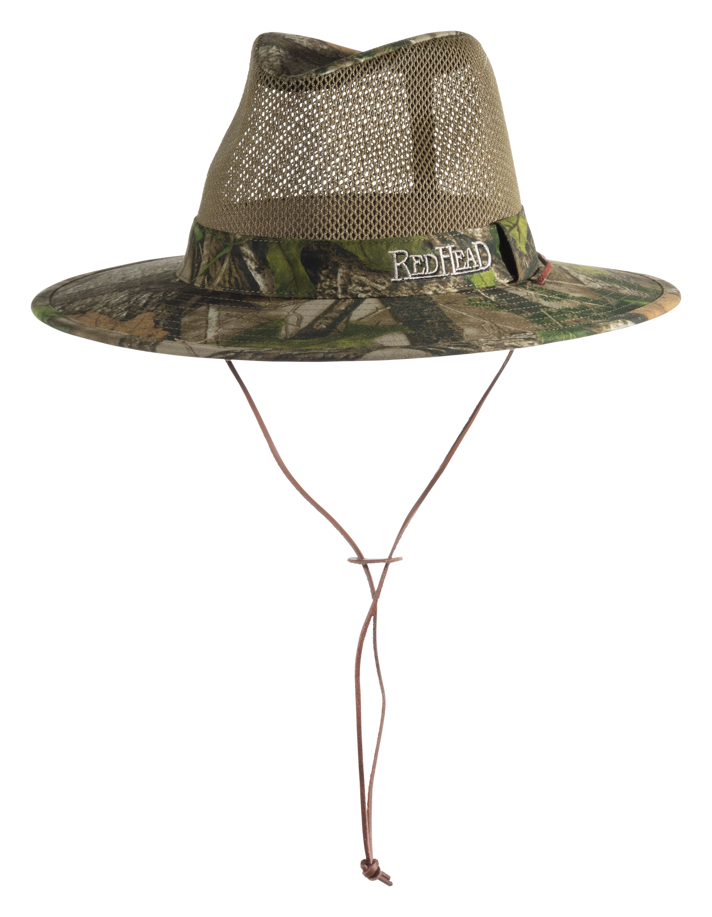 RedHead Mesh Outback Hat for Men - TrueTimber HTC Green - M