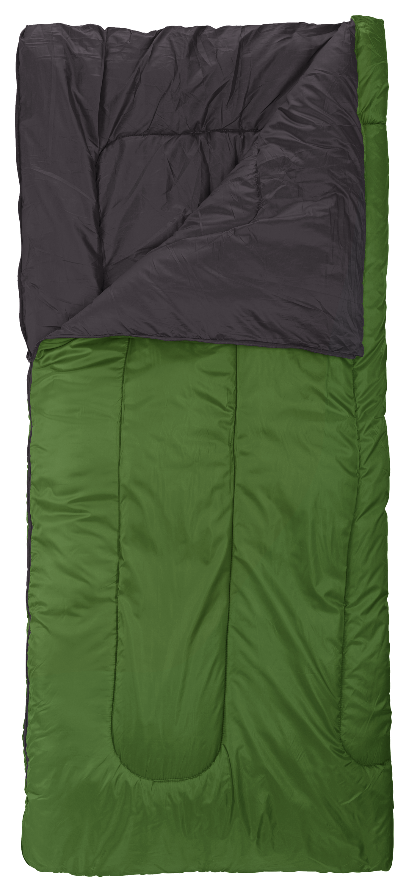 Bass Pro Shops Hawksbill 40  F Rectangular Sleeping Bag - Cactus Green