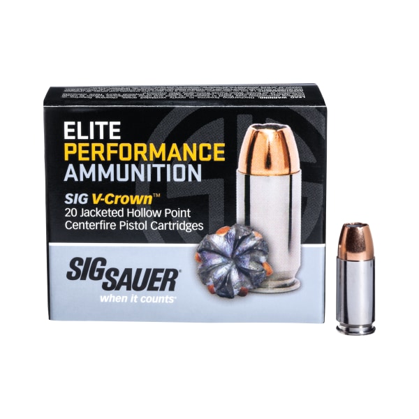Sig Sauer Elite Performance V-Crown Handgun Ammo - .357 Sig - 125 Grain - 20 Rounds
