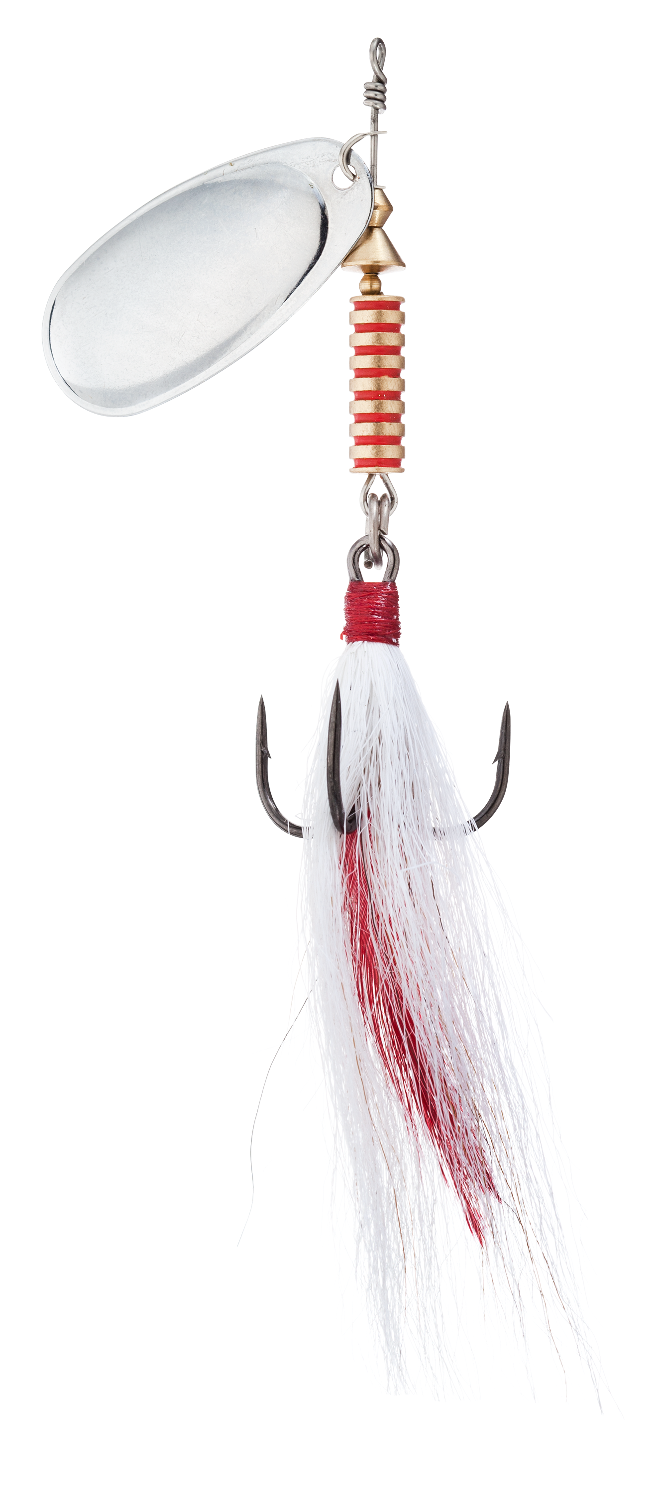 Image of Bass Pro Shops Muskie Angler Nitro Spinner - White Red