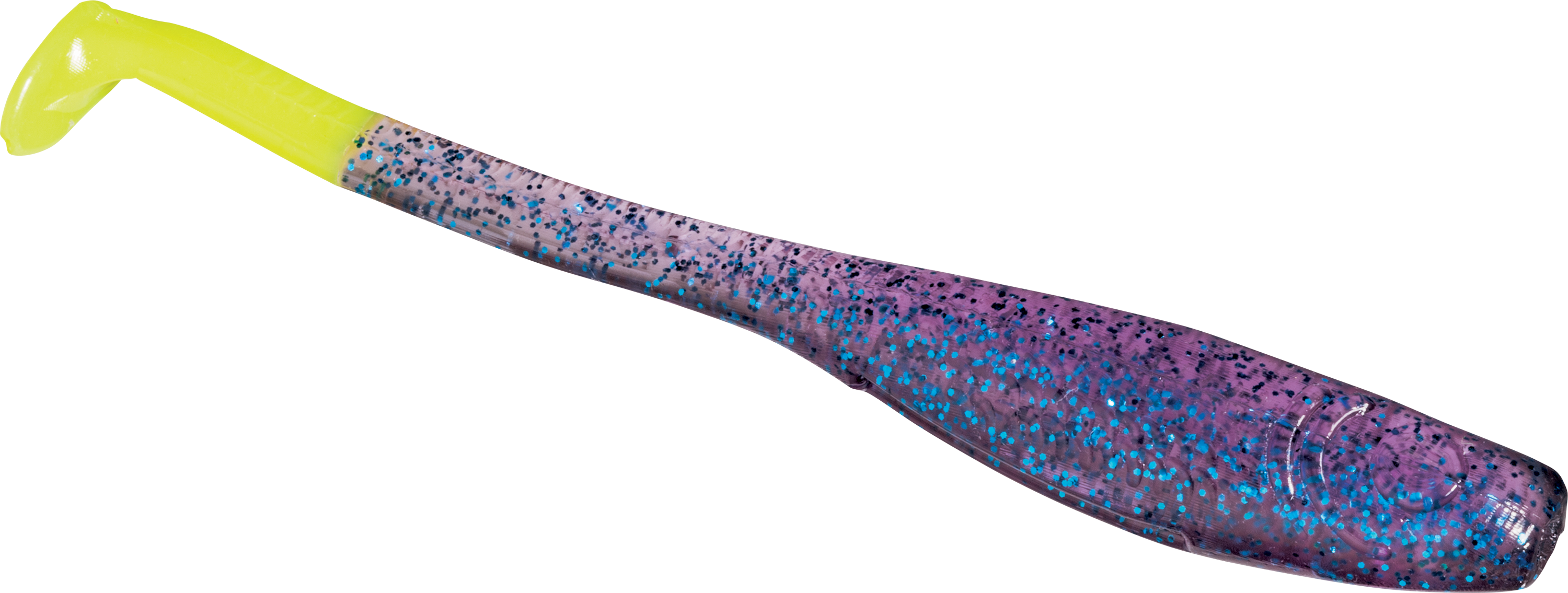 Down South Lures Super Model Hybrid Tail Swimbait 6-Pack - 5 - Plum/Char