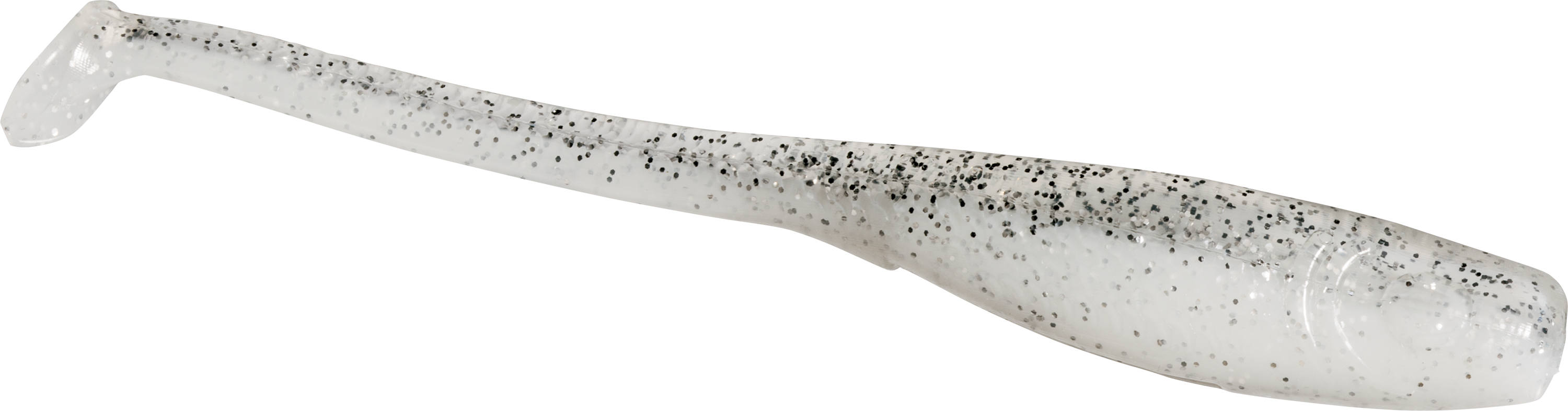 Down South Lures Super Model Hybrid Tail Swimbait 6-Pack -  5 - White Ic