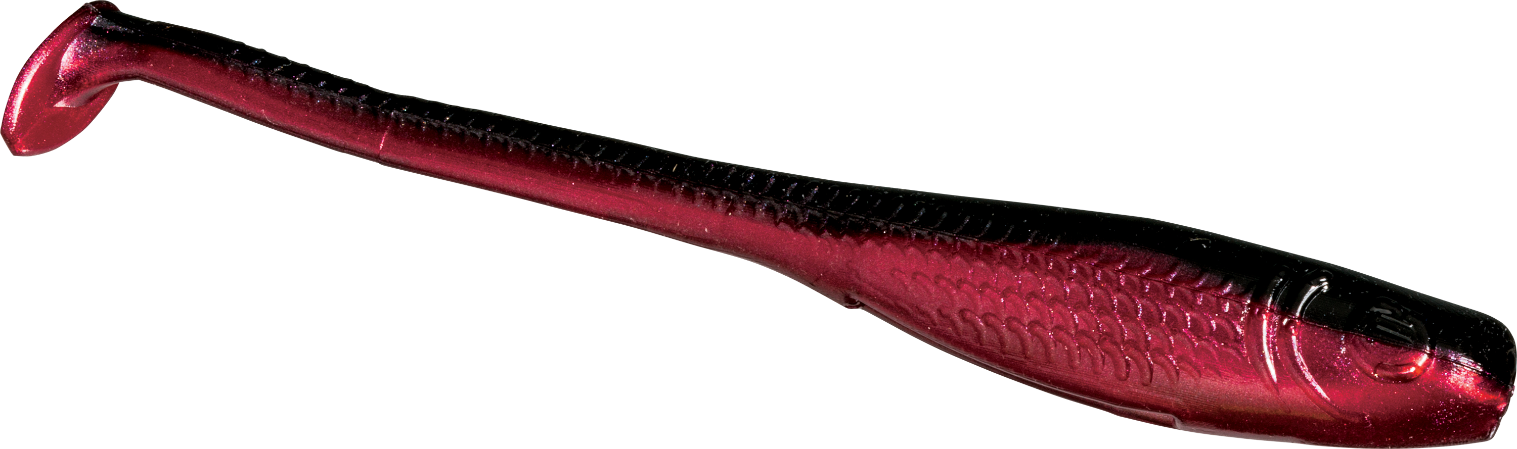 Down South Lures Super Model Hybrid Tail Swimbait 6-Pack -  5 - Red Shad