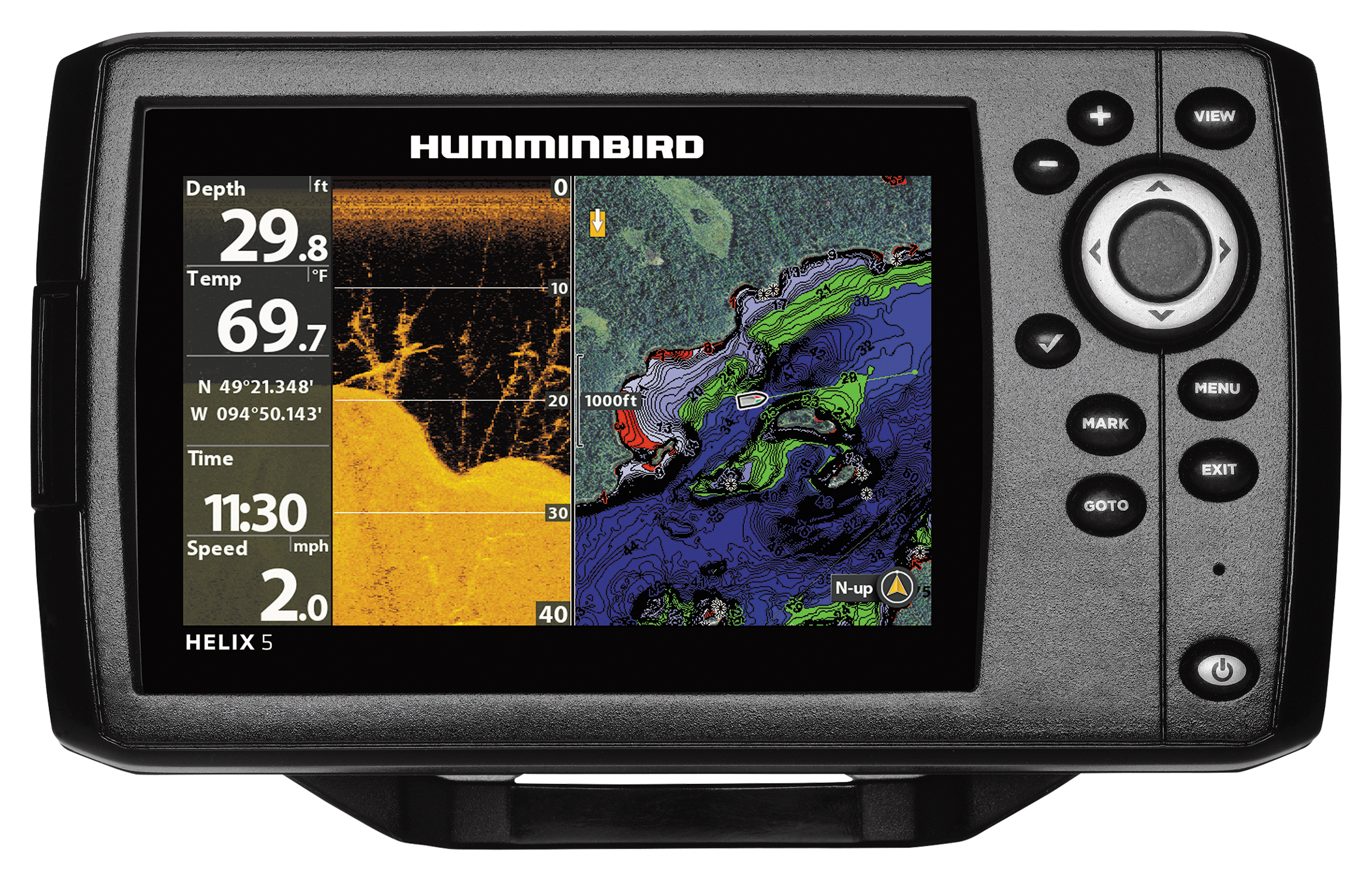 Humminbird HELIX 5 CHIRP DI GPS G2 Fishfinder and Chartplotter