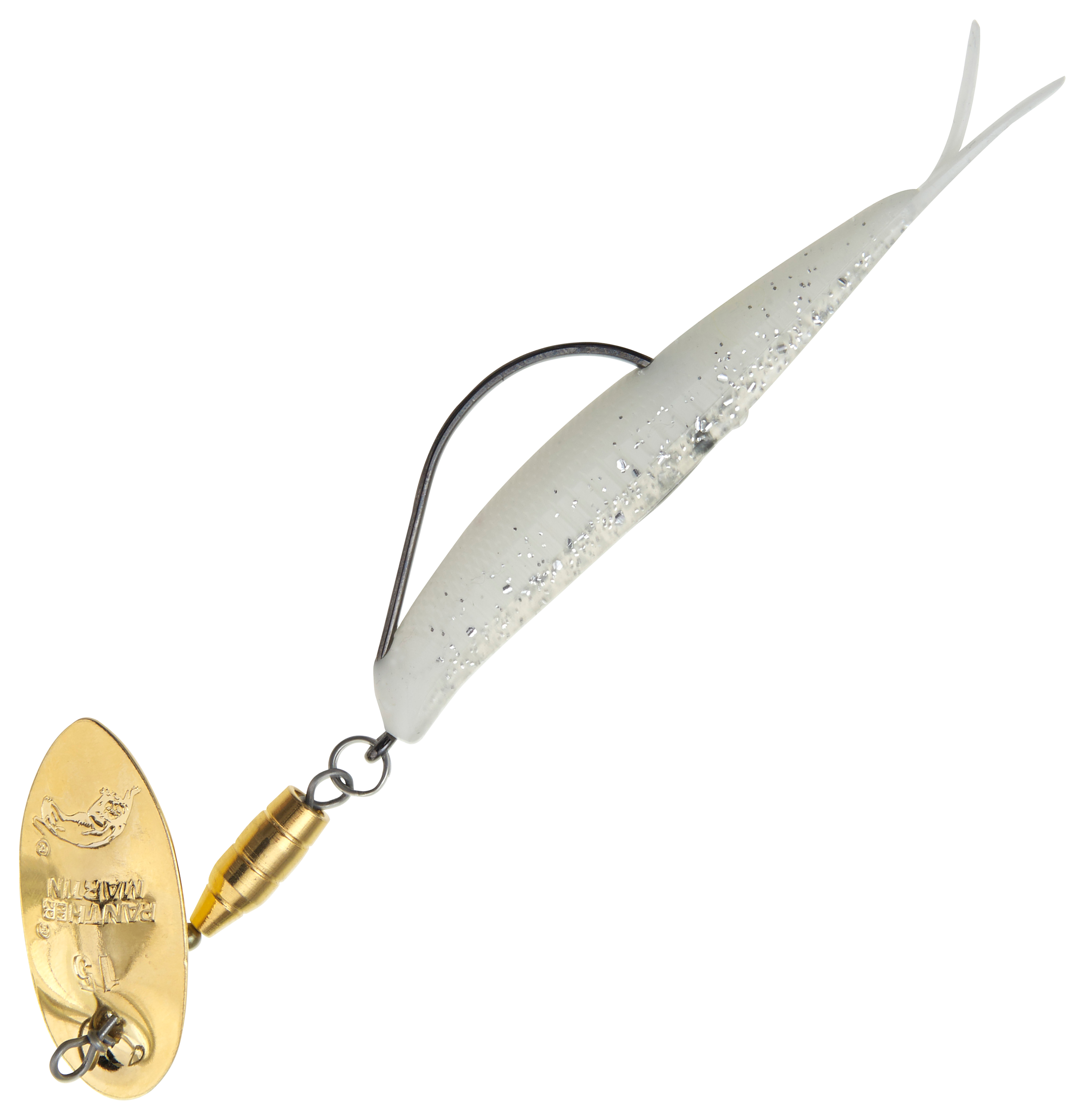 Panther Martin Weed Runner Inline Spinner - Silver/White Ice