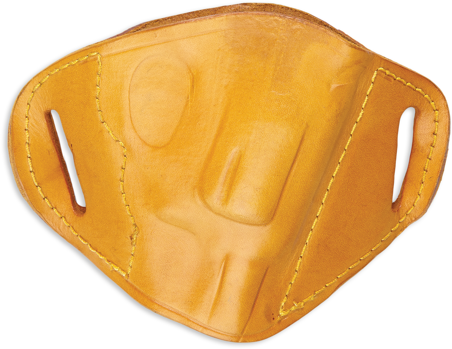 Image of Bulldog Molded Leather Handgun Holster - Tan - L - Right Hand - Glock 17/19/22/23/26/27/31/32