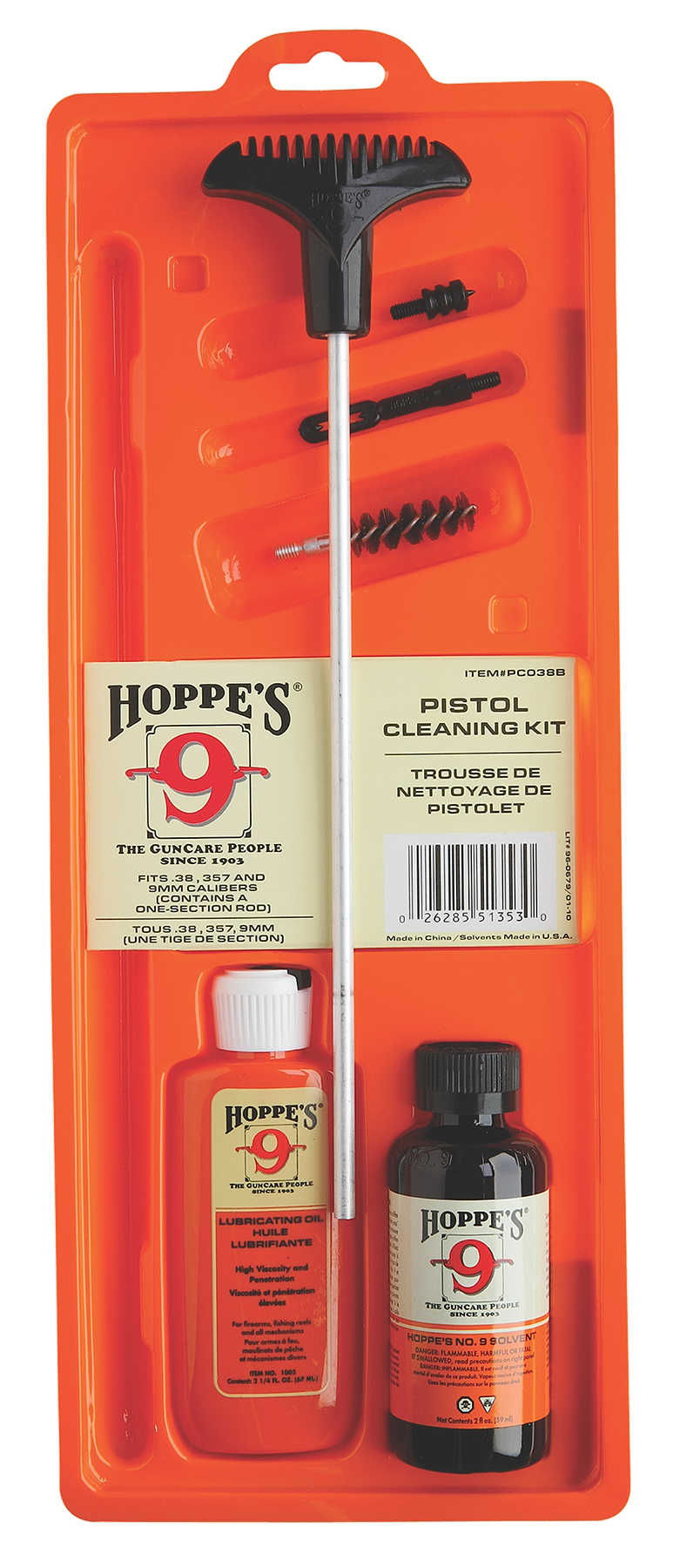 Image of Hoppe's No. 9 Gun Cleaning Kit - 22 Cal