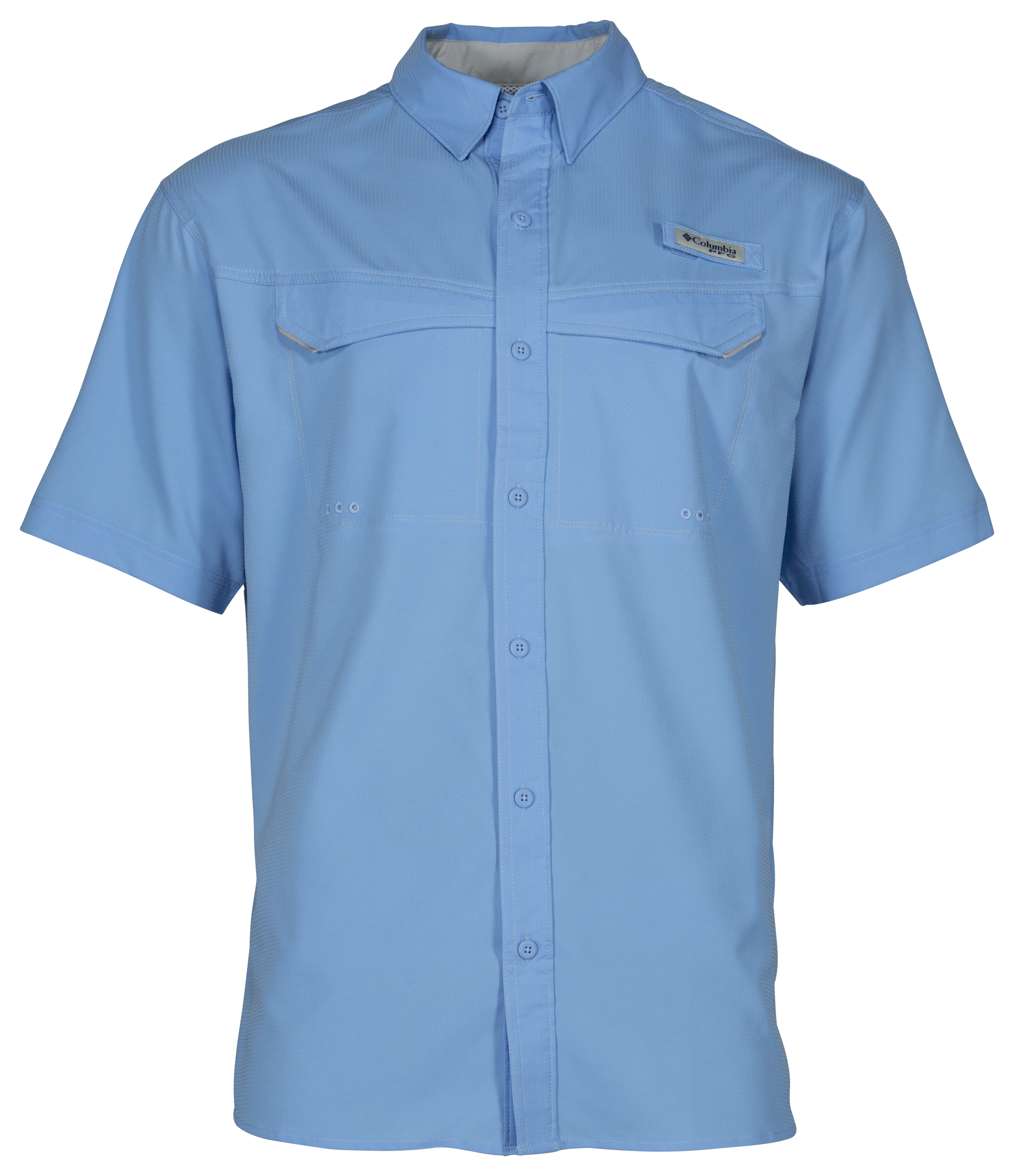 Columbia Men's PFG Low Drag Offshore Polo Shirt, Blue, Small