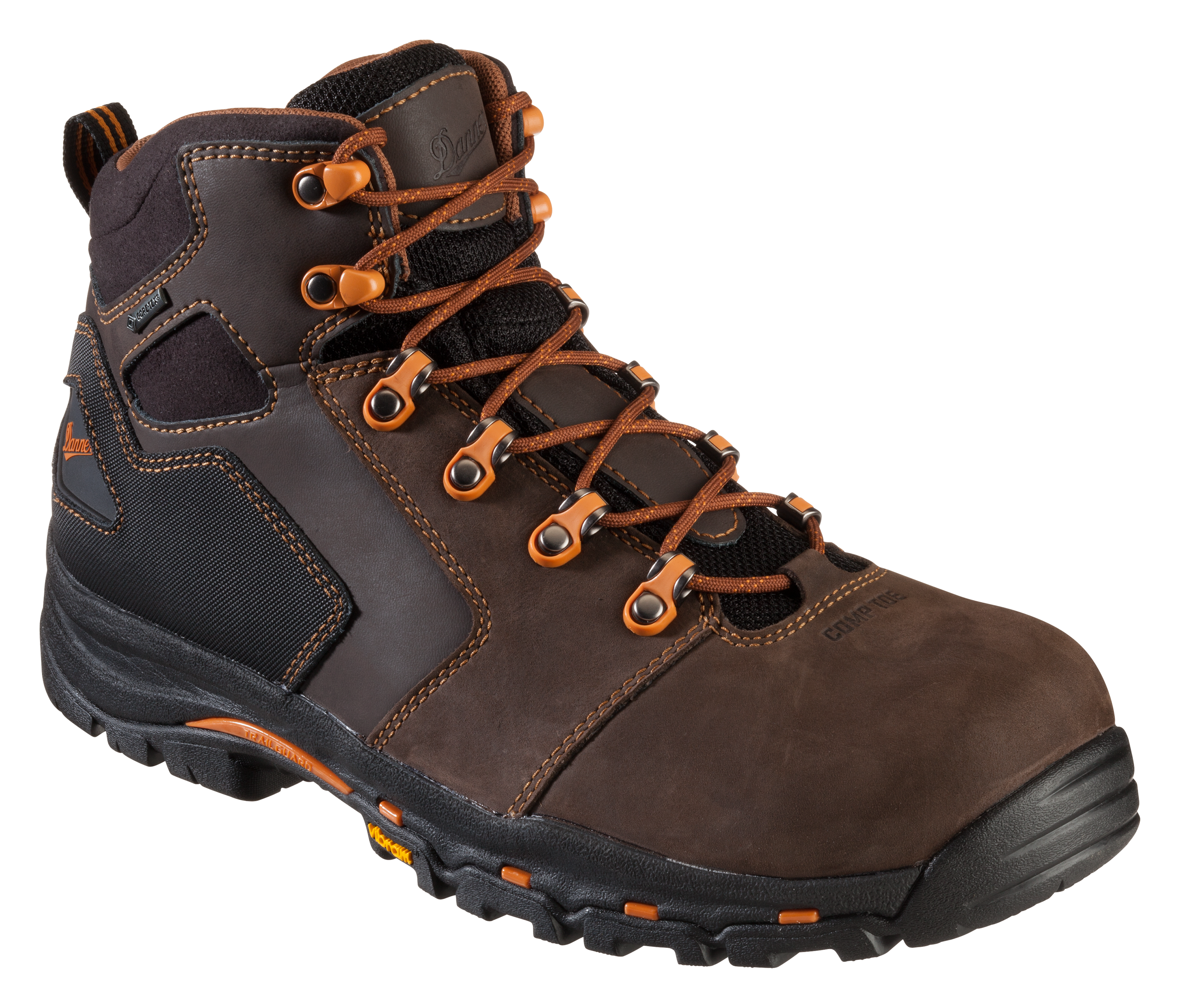 Danner Vicious GORE-TEX Non-Metallic Safety Toe Work Boots for Men - Brown - 9.5M