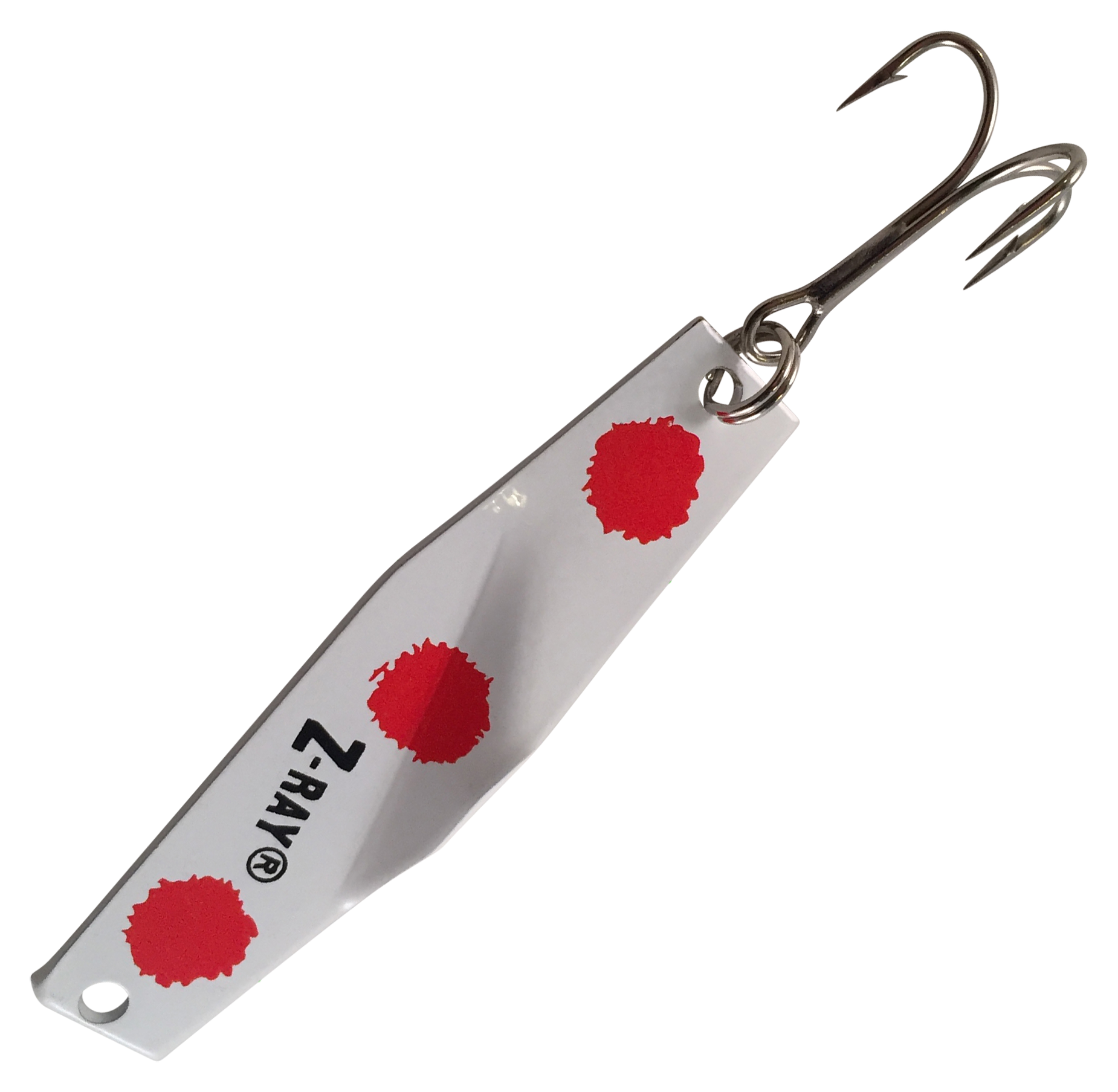 Zona Lures Z Ray - Brass with Red Spots