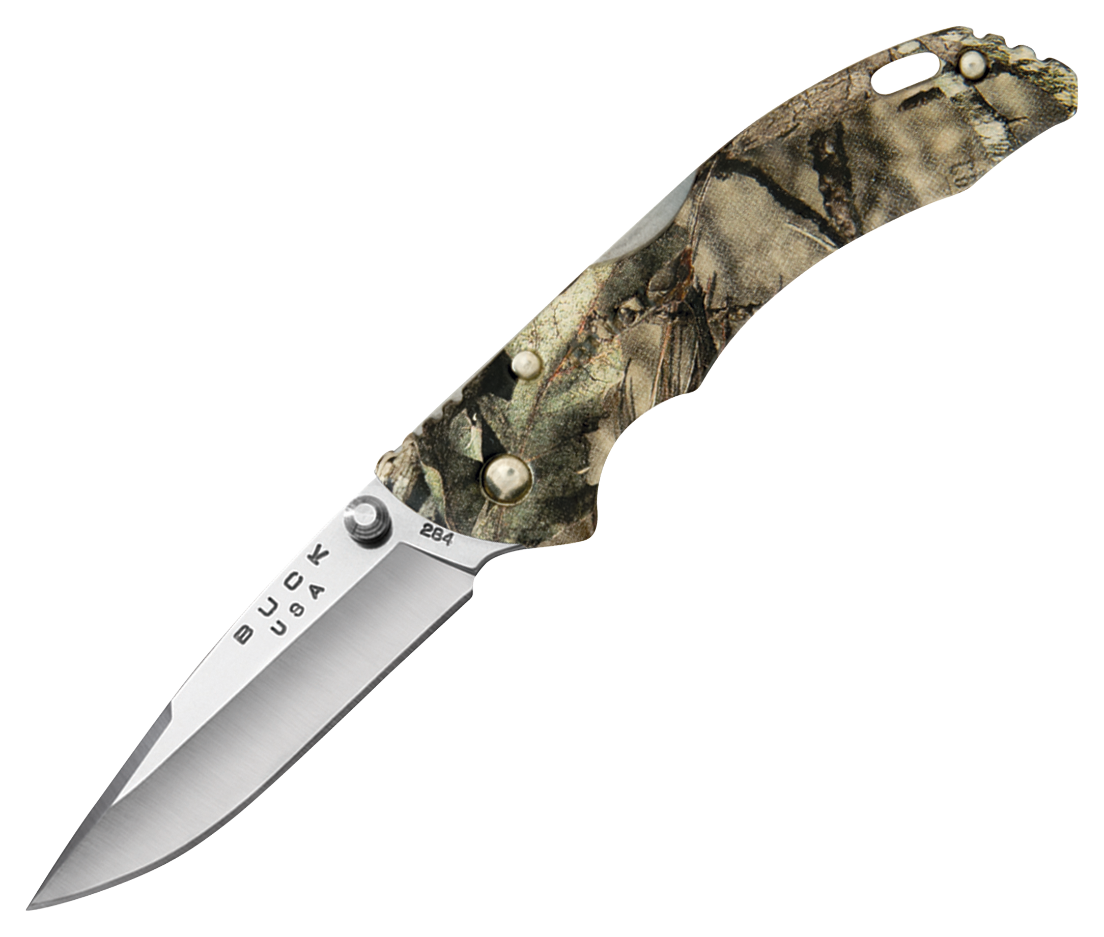Buck Bantam 284 BBW Drop Point Folding Knife - Mossy Oak Break-Up Country