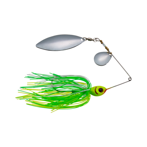Bass Pro Shops Muskie Angler Closed-Loop Spinnerbait - Green/Chartreuse