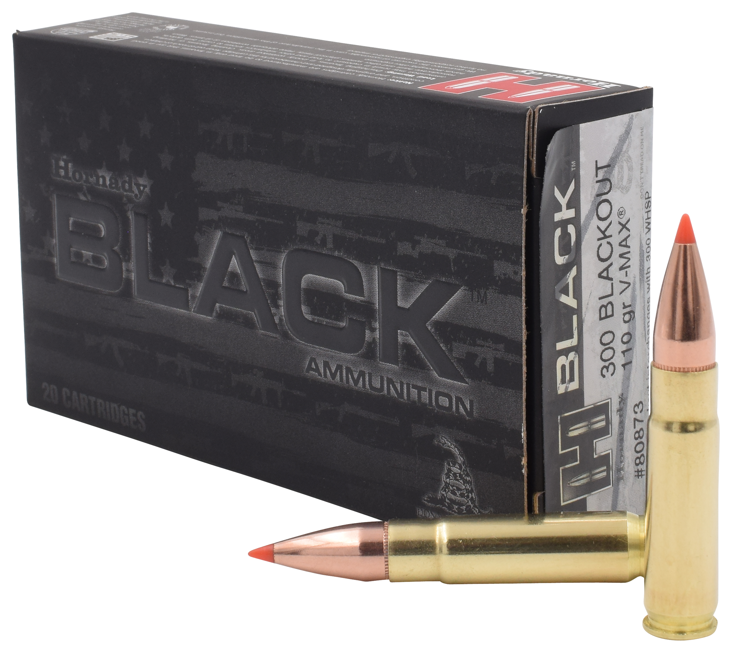 Hornady BLACK .300 AAC Blackout 110 Grain Centerfire Rifle Ammo