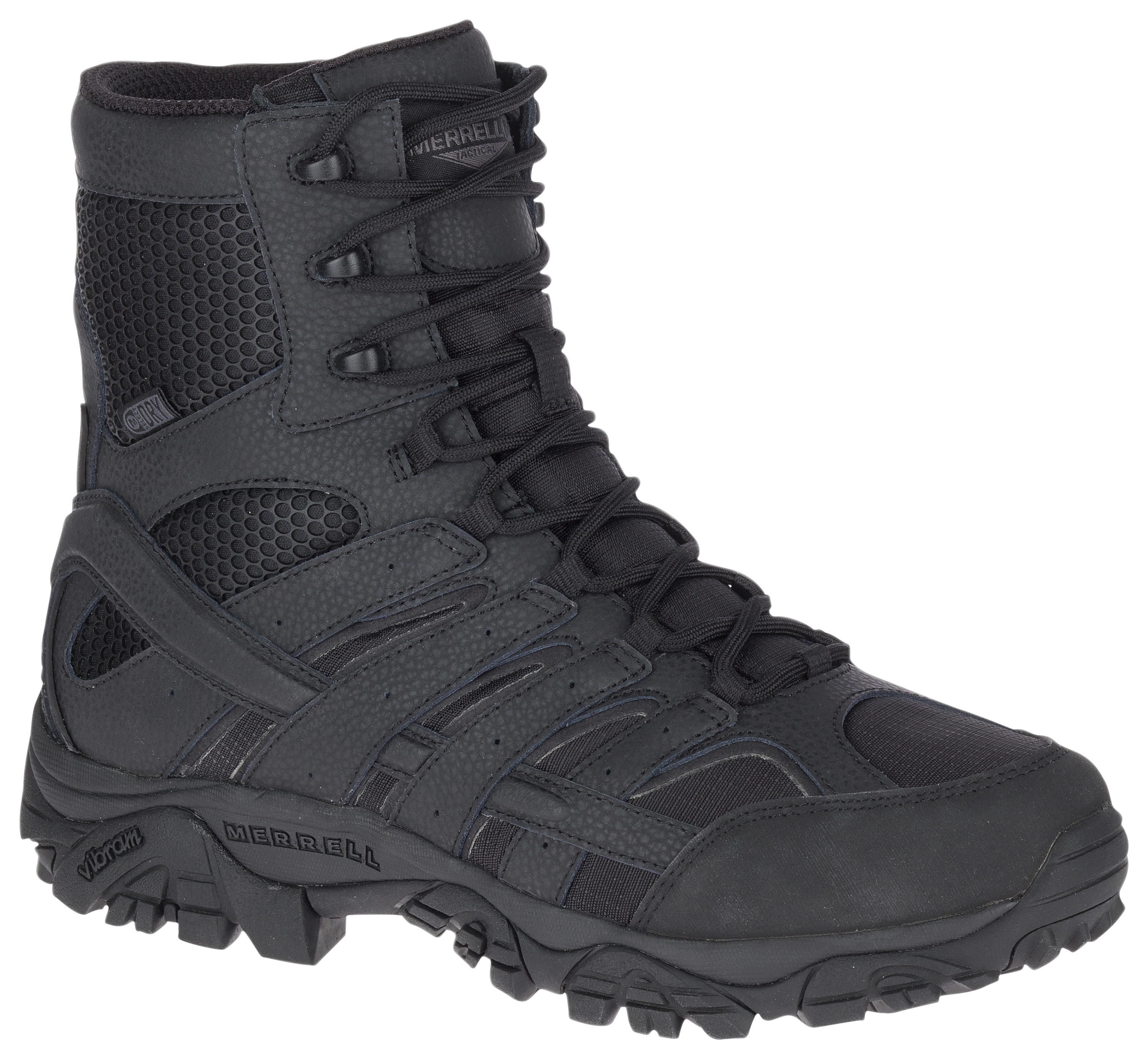 Merrell Moab 2 Waterproof Tactical Boots for Men - Black - 9 5M