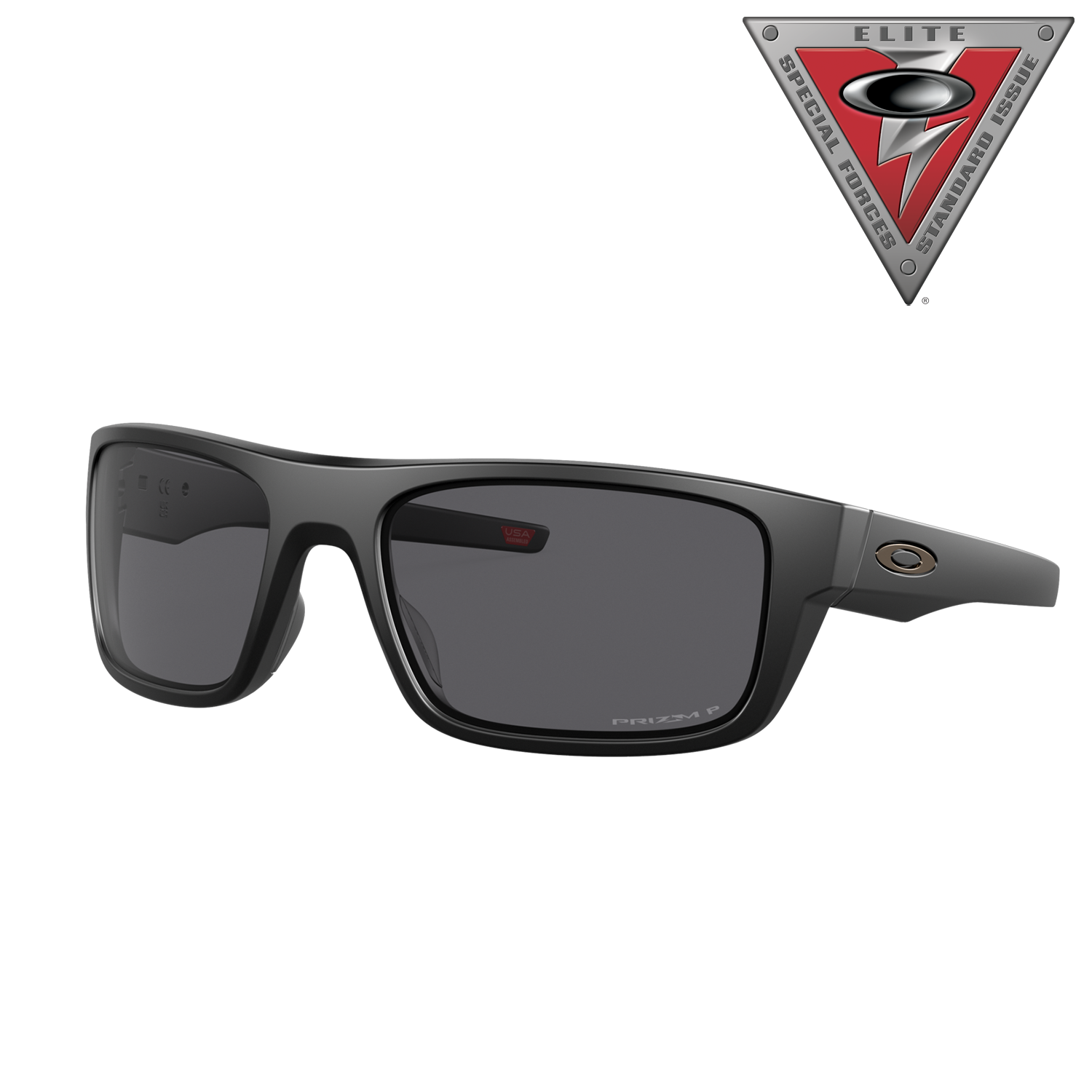 Image of Oakley SI Drop Point OO9367 Uniform Collection Prizm Grey Polarized Sunglasses