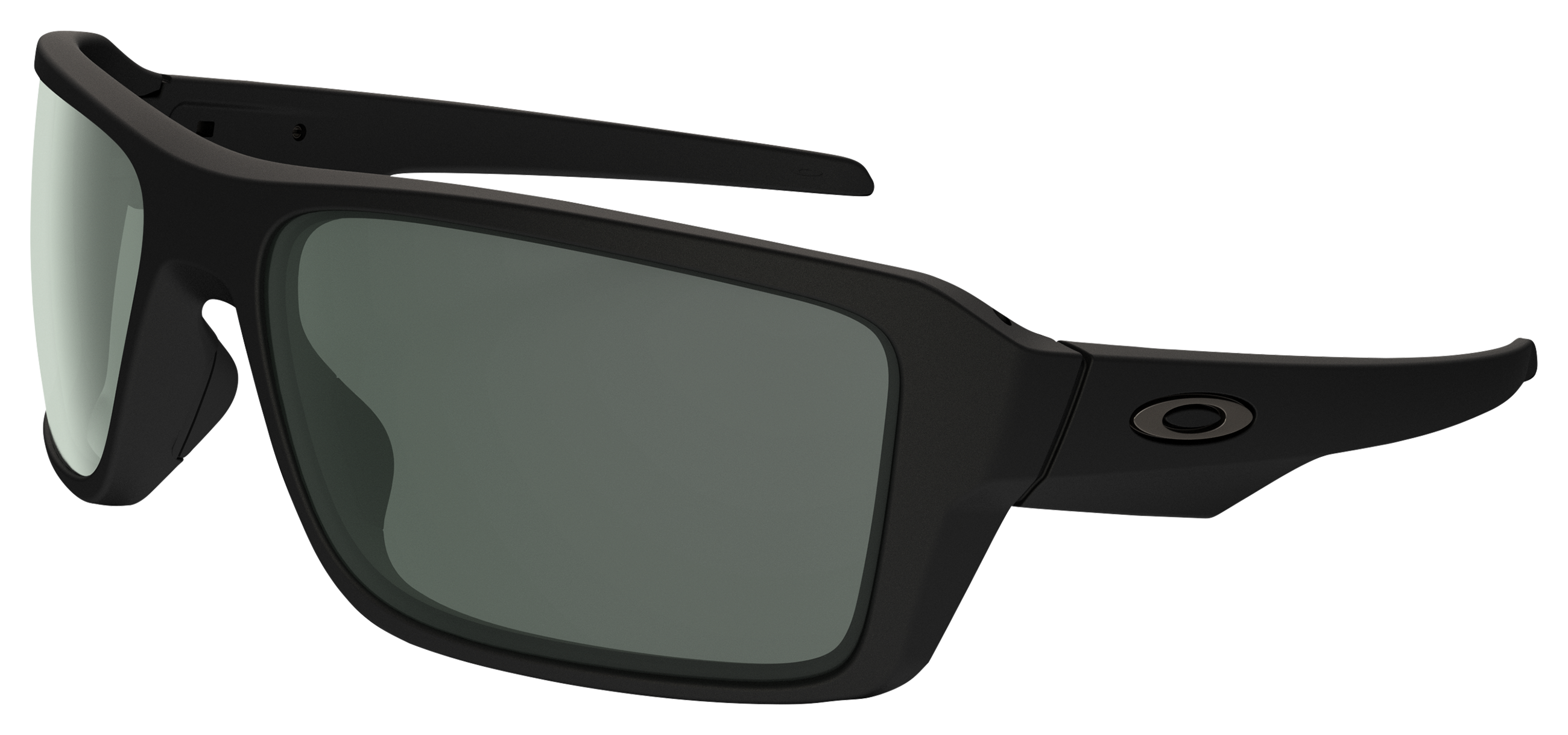 Oakley Double Edge 009380 Sunglasses - Matte Black/Dark Grey - Standard