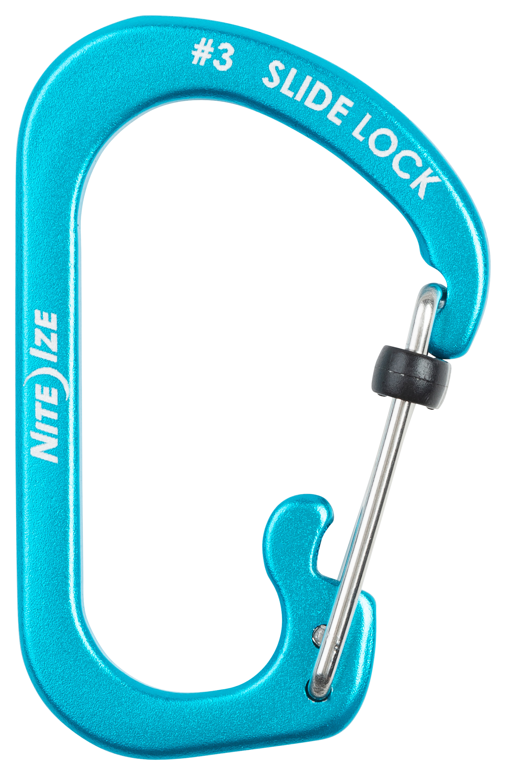 Nite Ize SlideLock Aluminum Carabiner - Blue - #3
