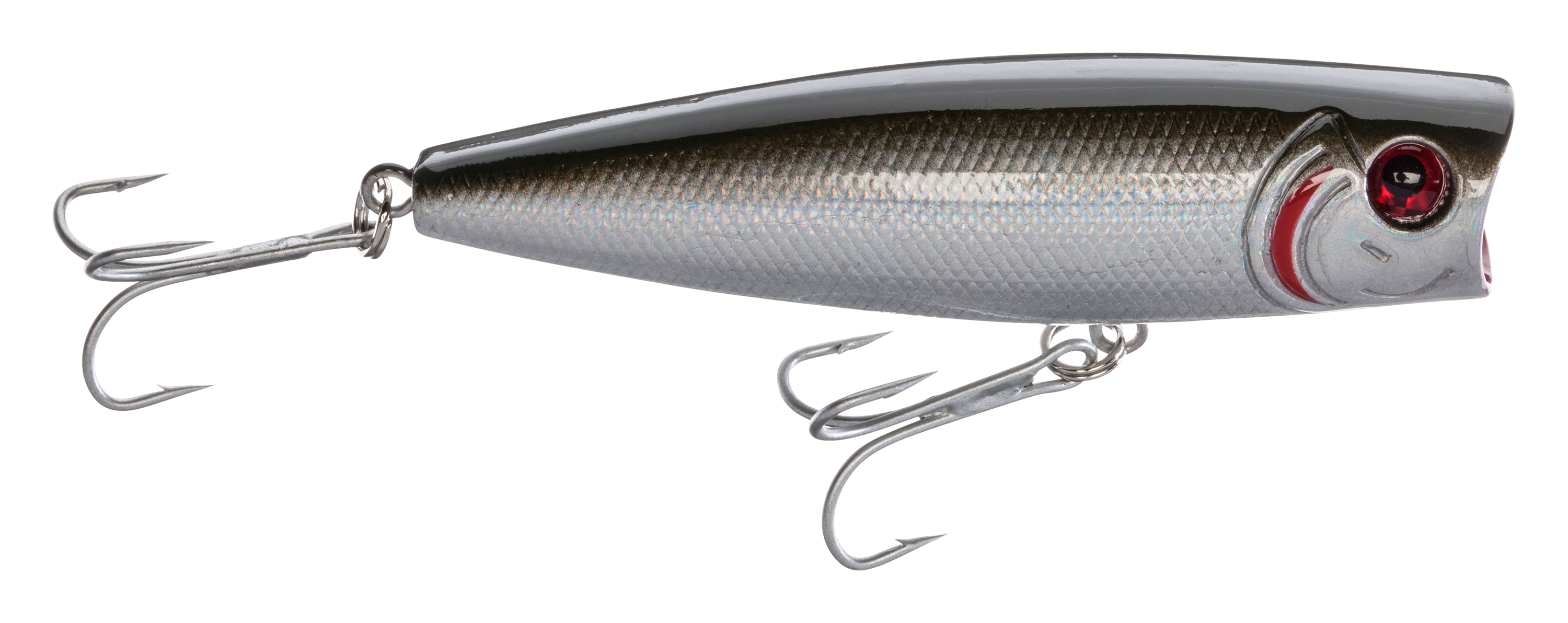 Offshore Angler Inshore Special Popper - 1/3 oz - Green Back/White Belly