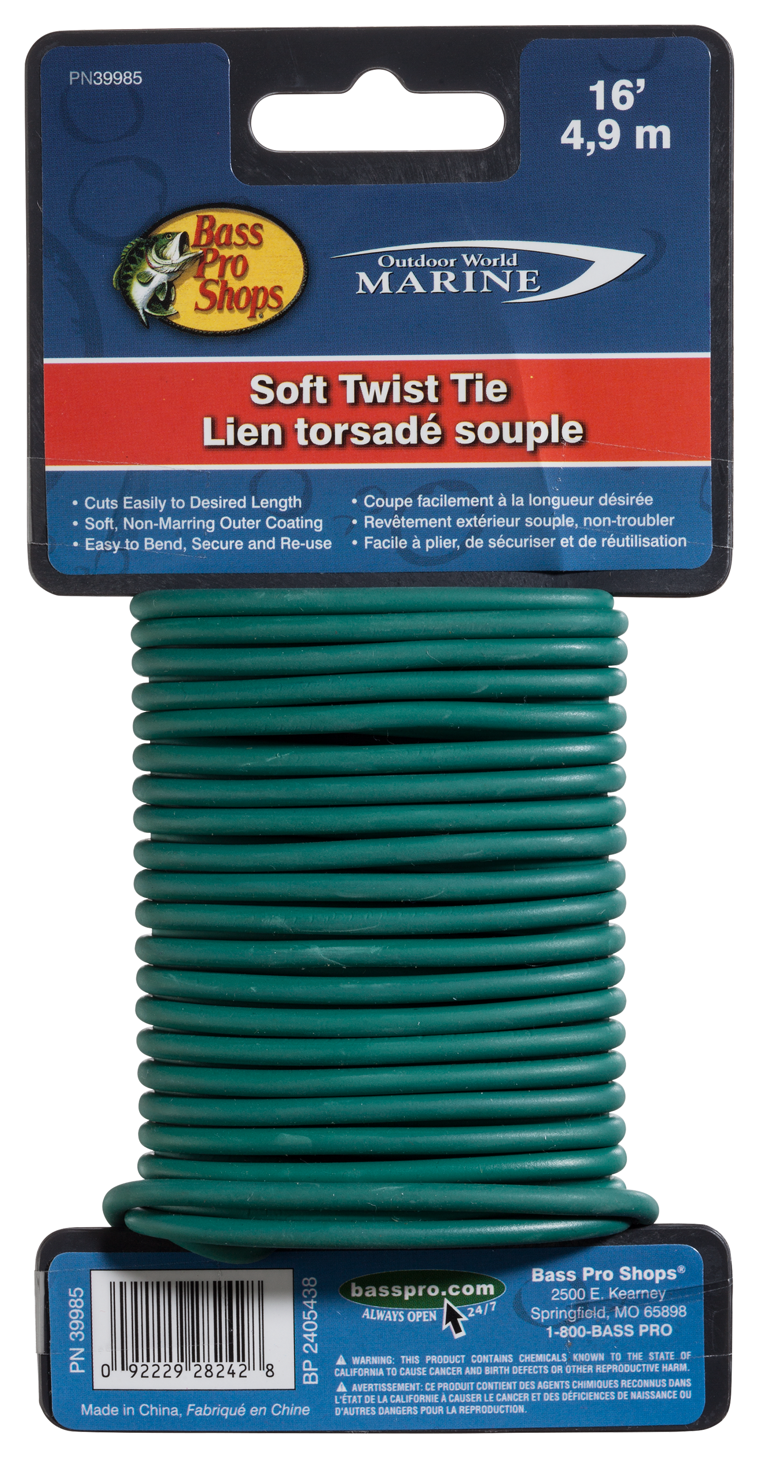 Bass Pro Shops Twist and Secure Wire Wrap Soft Twist Ties