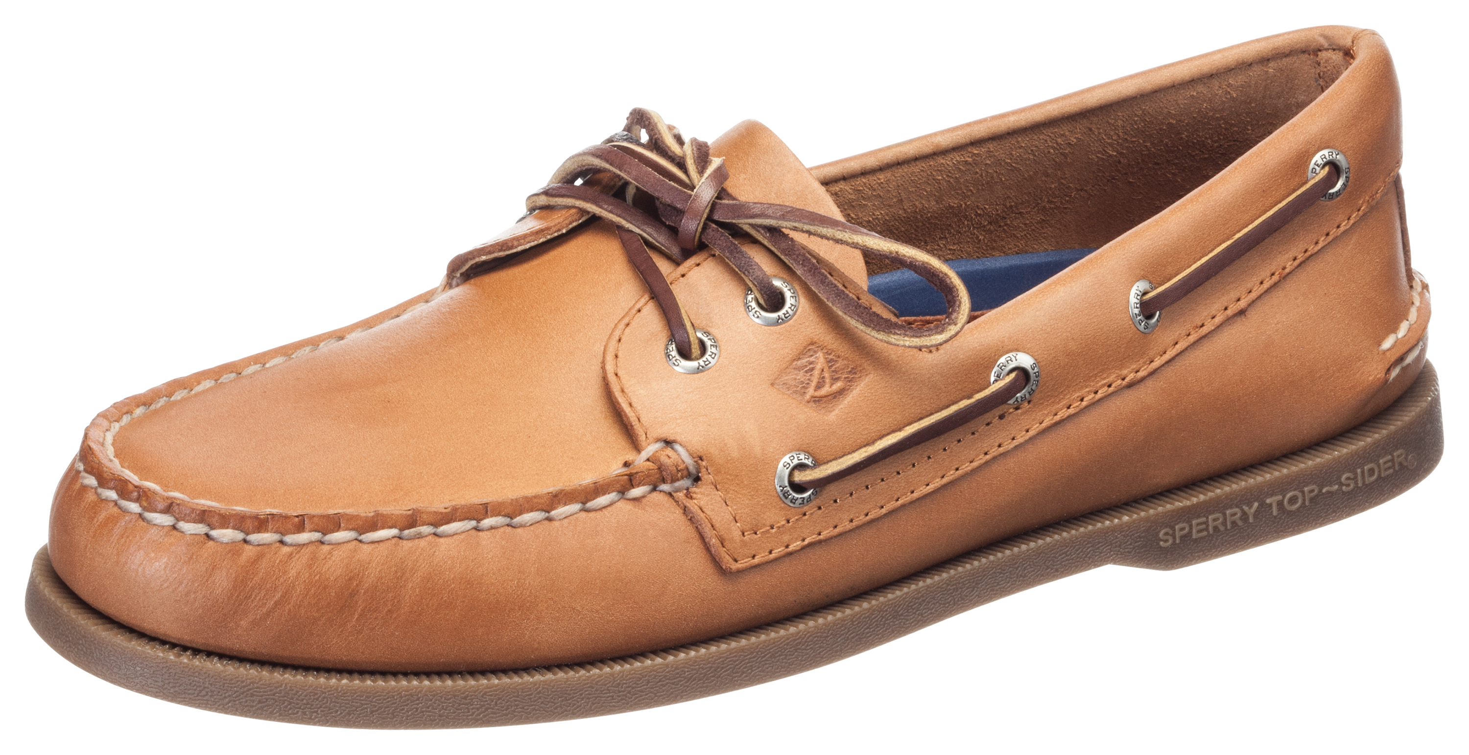 Sperry Authentic Original A/O 2-Eye Boat Shoes for Men - Sahara - 10.5M