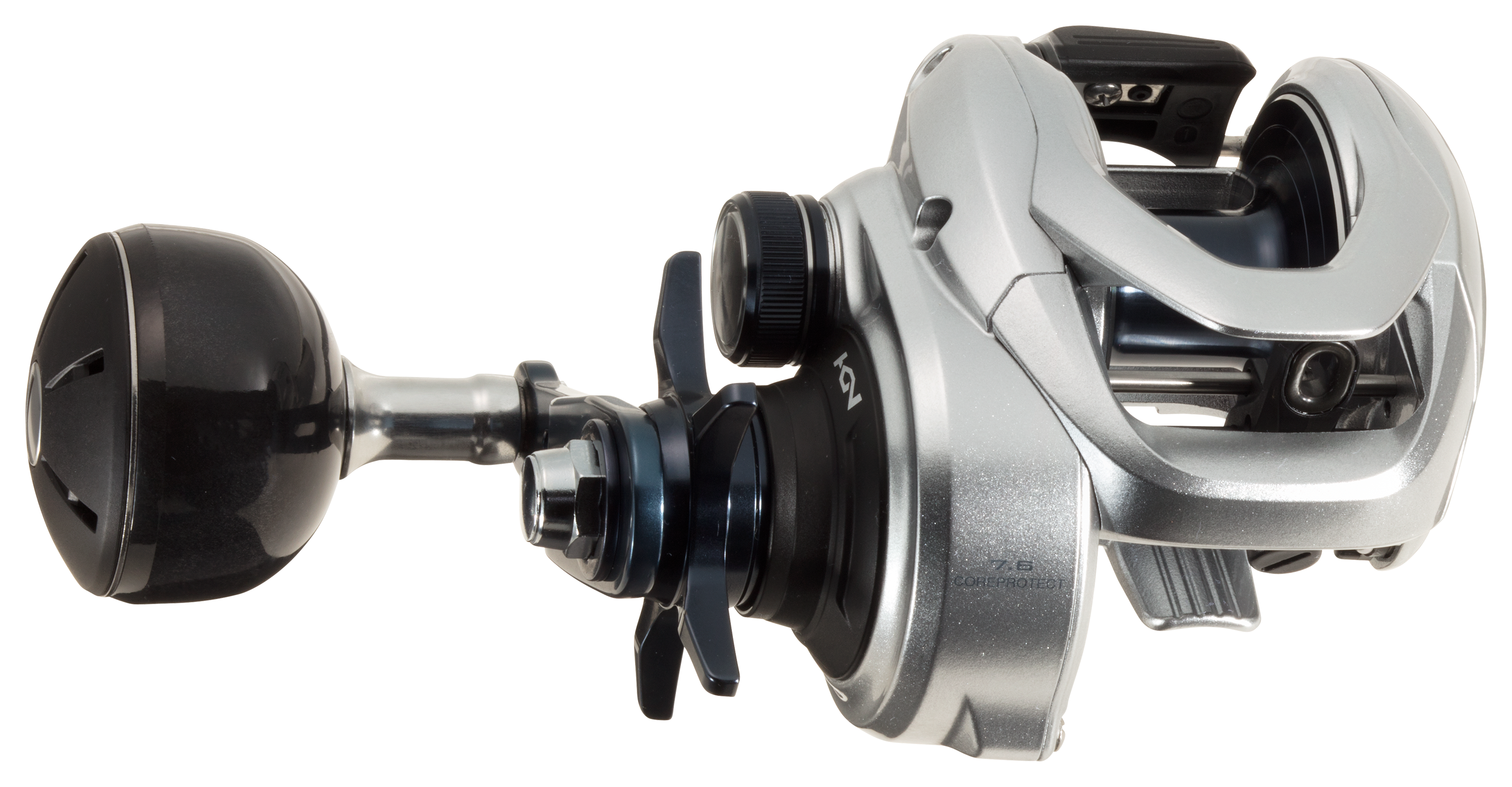 Image of Shimano TranX 300/400 Baitcast Reel - Left - 7.6:1 - Power Handle - 14/180