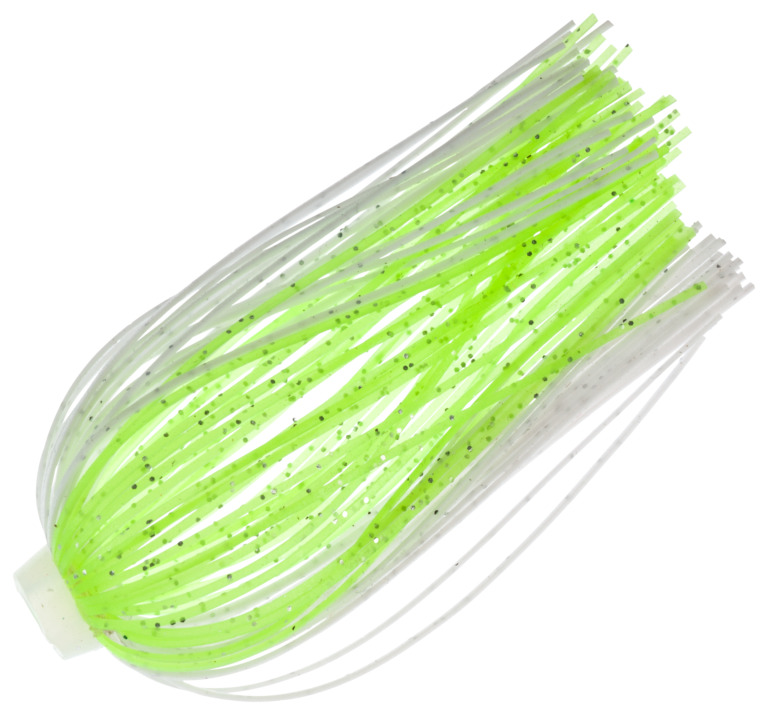 Bass Pro Shops Enticer Pro Skirt - 3 - Chartreuse White
