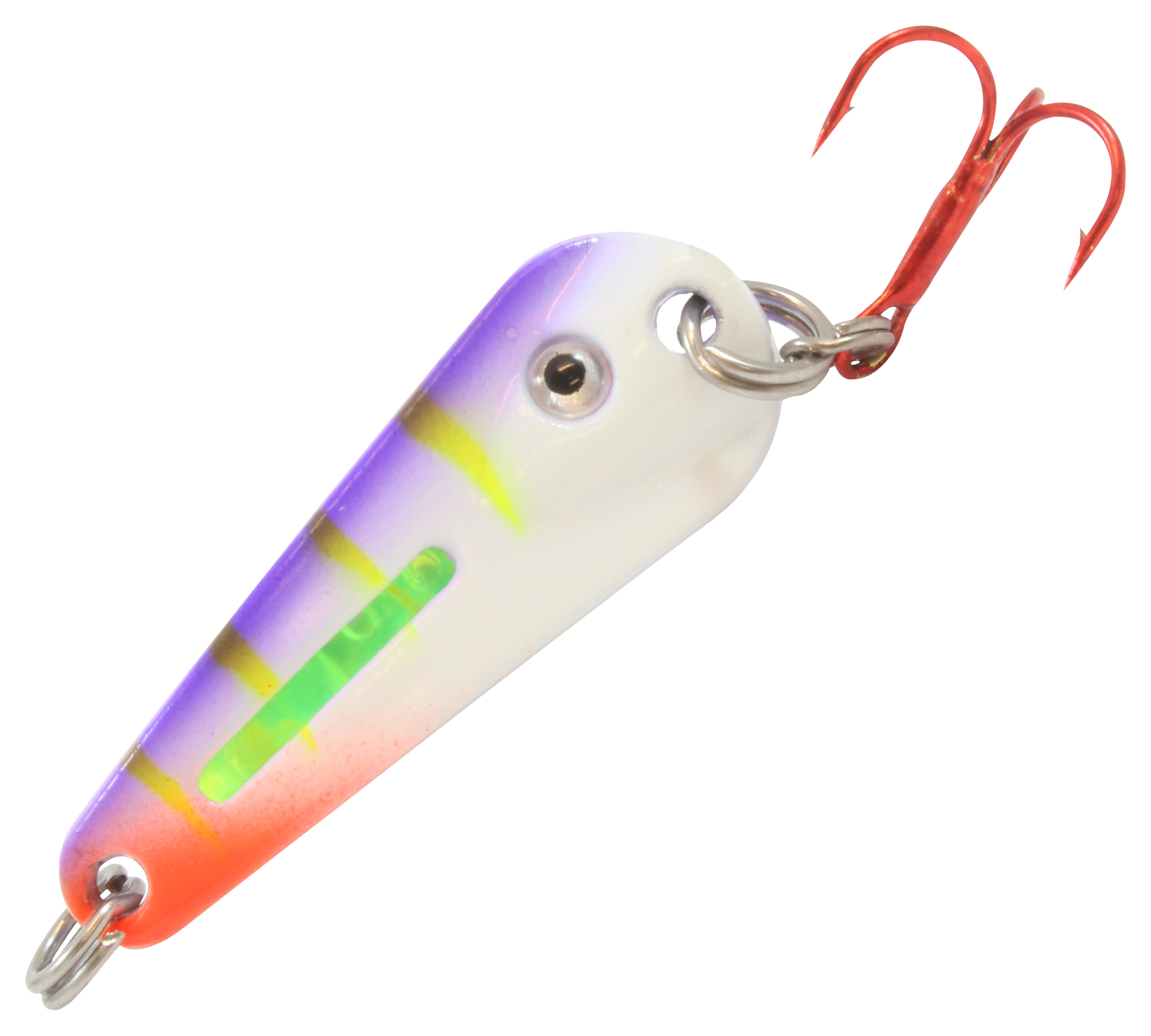 Northland Glo-Shot Spoon - 1/8 oz. - UV Purple Tiger - 100017181-2417287 - Fishing If you want some rod-bending action out on the ice sku 100017181-2417287