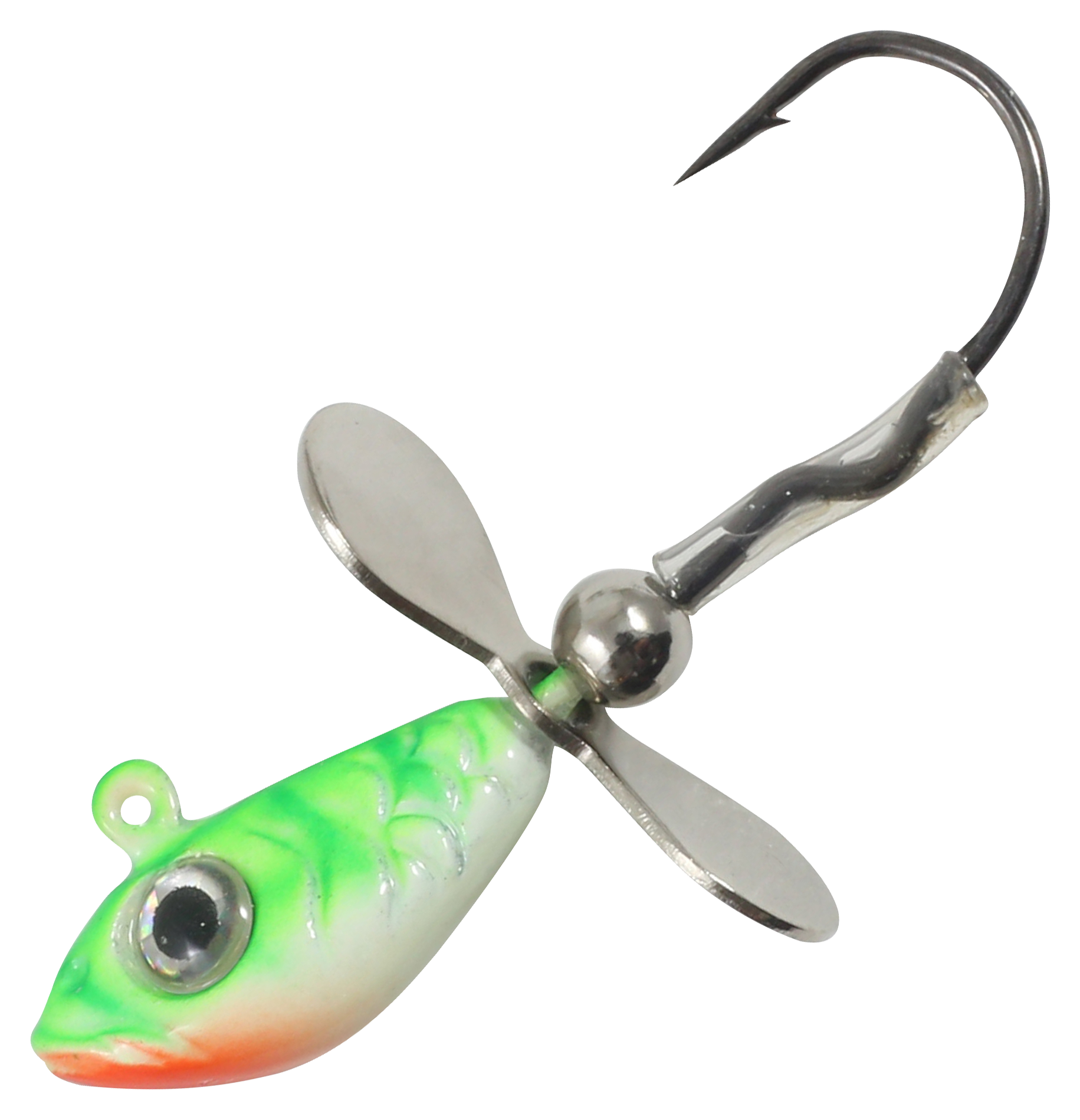 Northland Fishing Tackle UV Whistler Jig - 3/8 oz. - UV Glow Perch