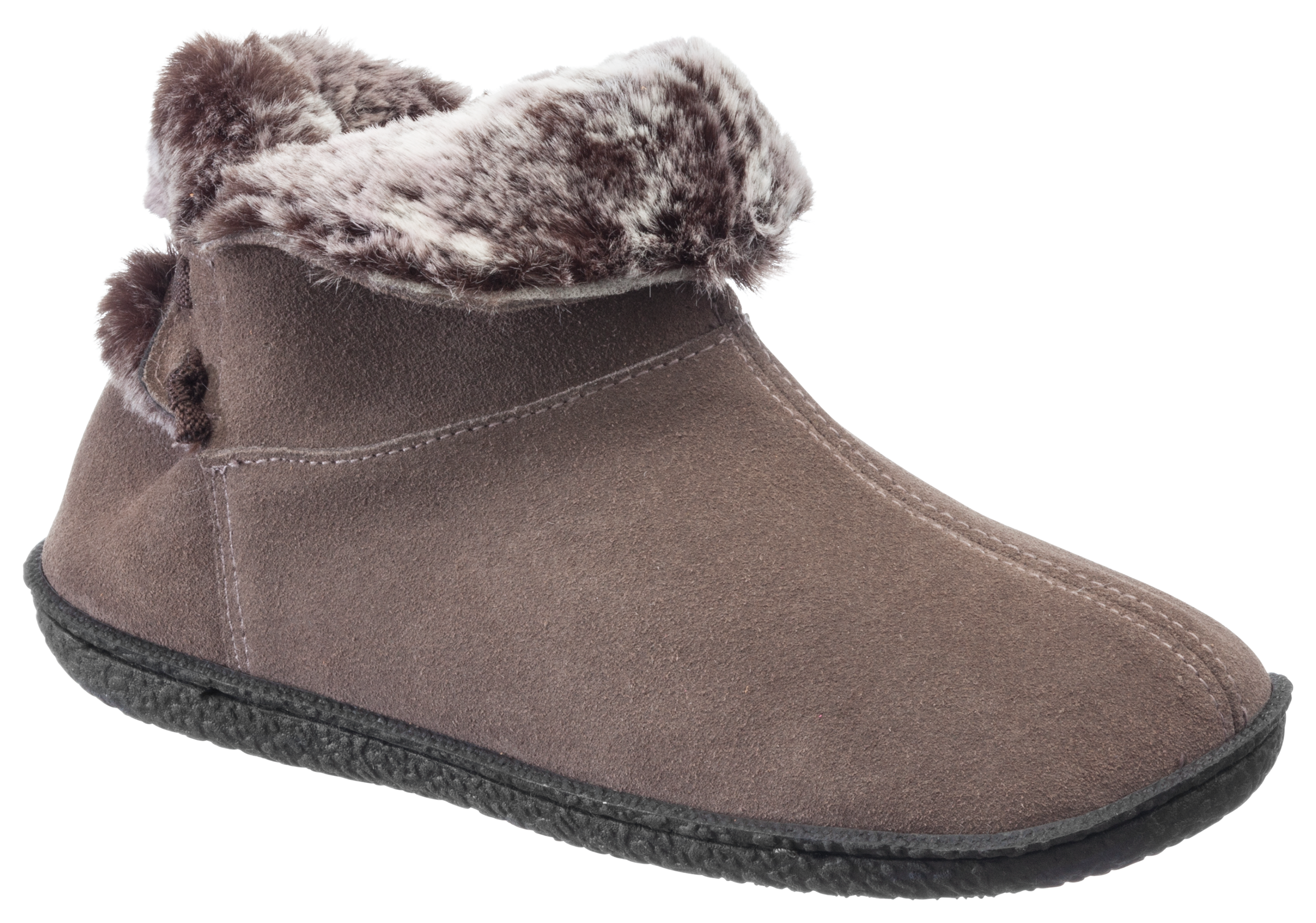 Natural Reflections Gore Bootie Ankle Boots for Ladies - Gray - 10M