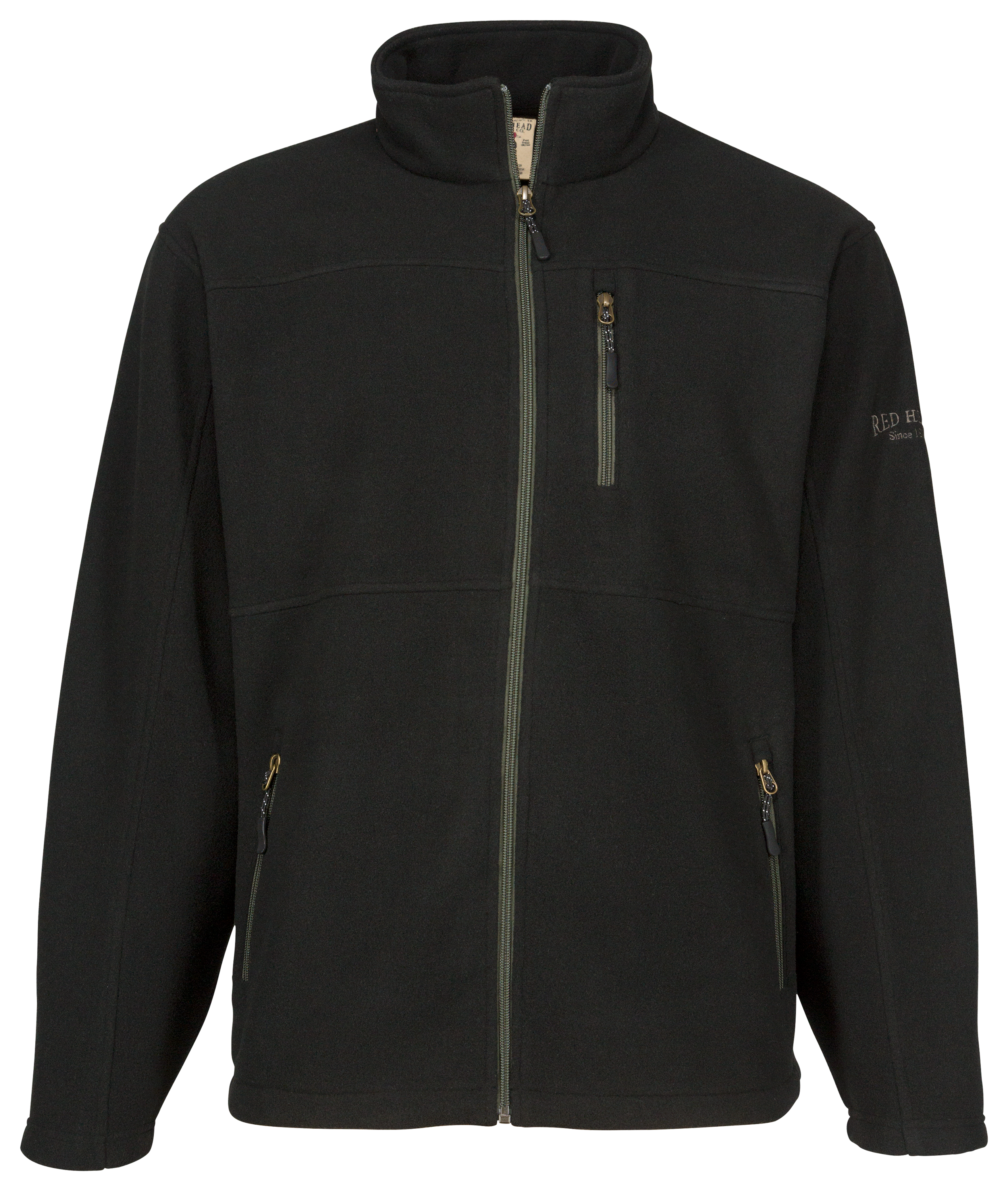 RedHead Fleece Jacket for Men - Black/Graphite - L