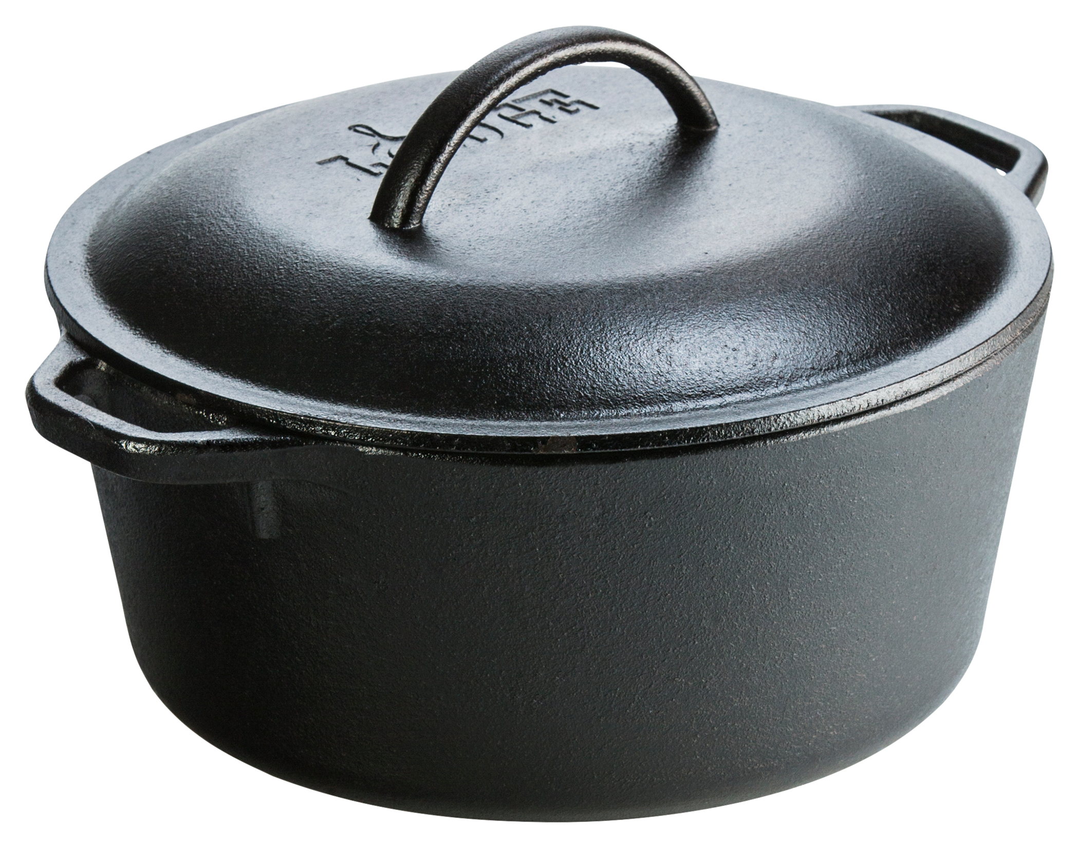 Lodge 5-Quart Cast Iron Dutch Oven with Assist Handles