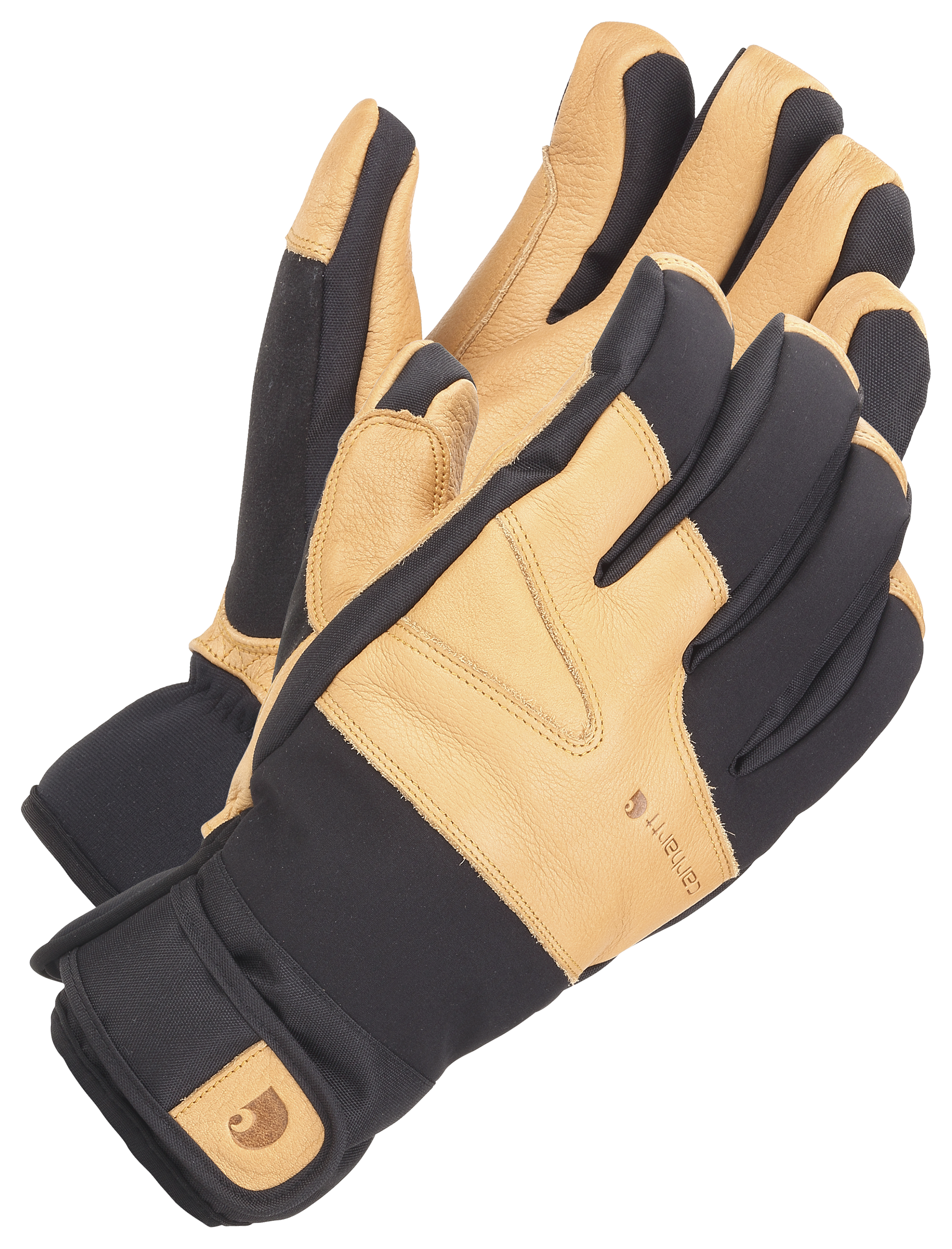 Carhartt Winter Dex Cow Grain Gloves for Men - Black/Brown - M - 100023234-2424263 - Gloves and Mittens Built with flexible leather and insulated with sof sku 100023234-2424263
