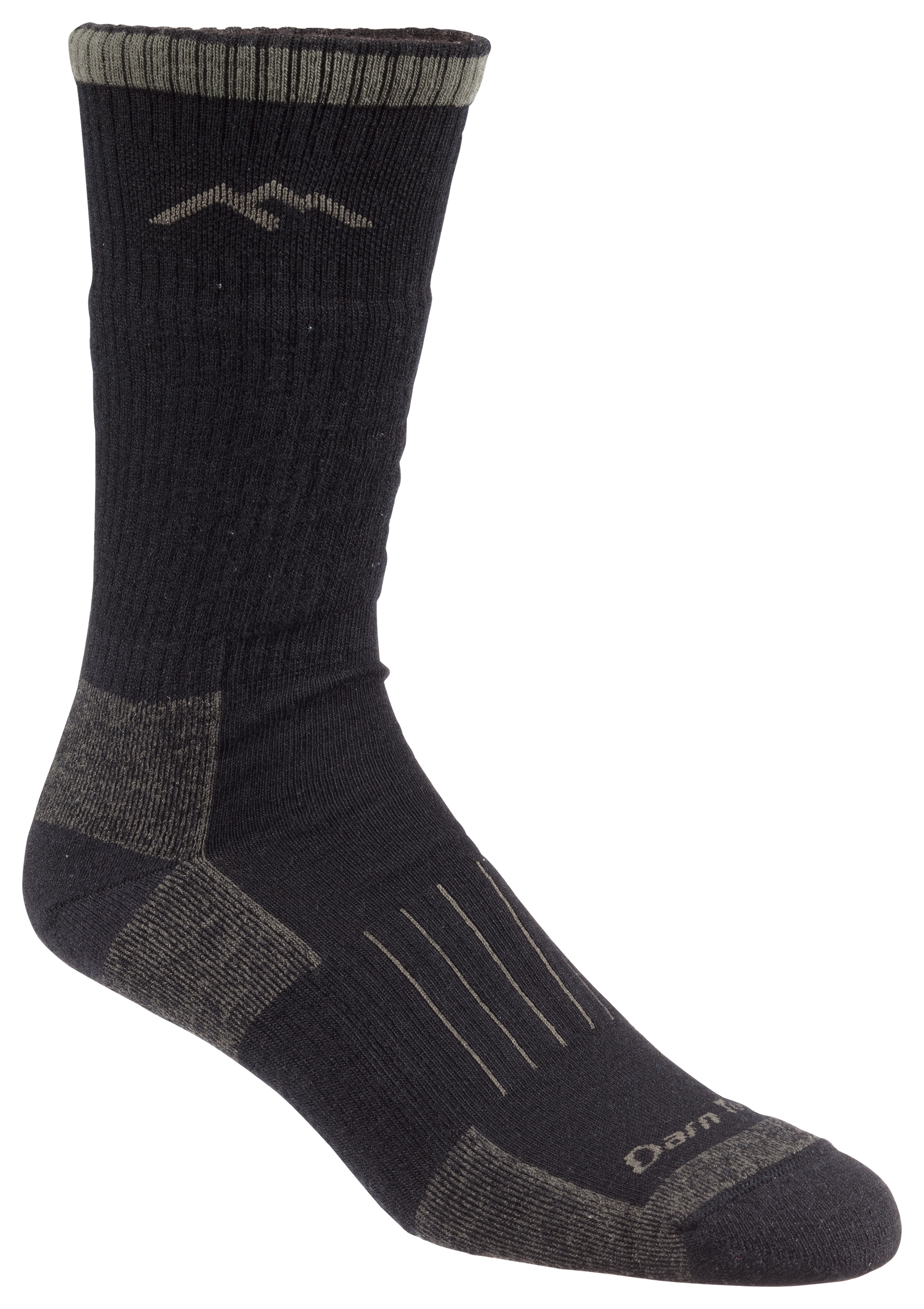 Darn Tough Hunter Boot Mid Cushion Socks for Men - Charcoal - L